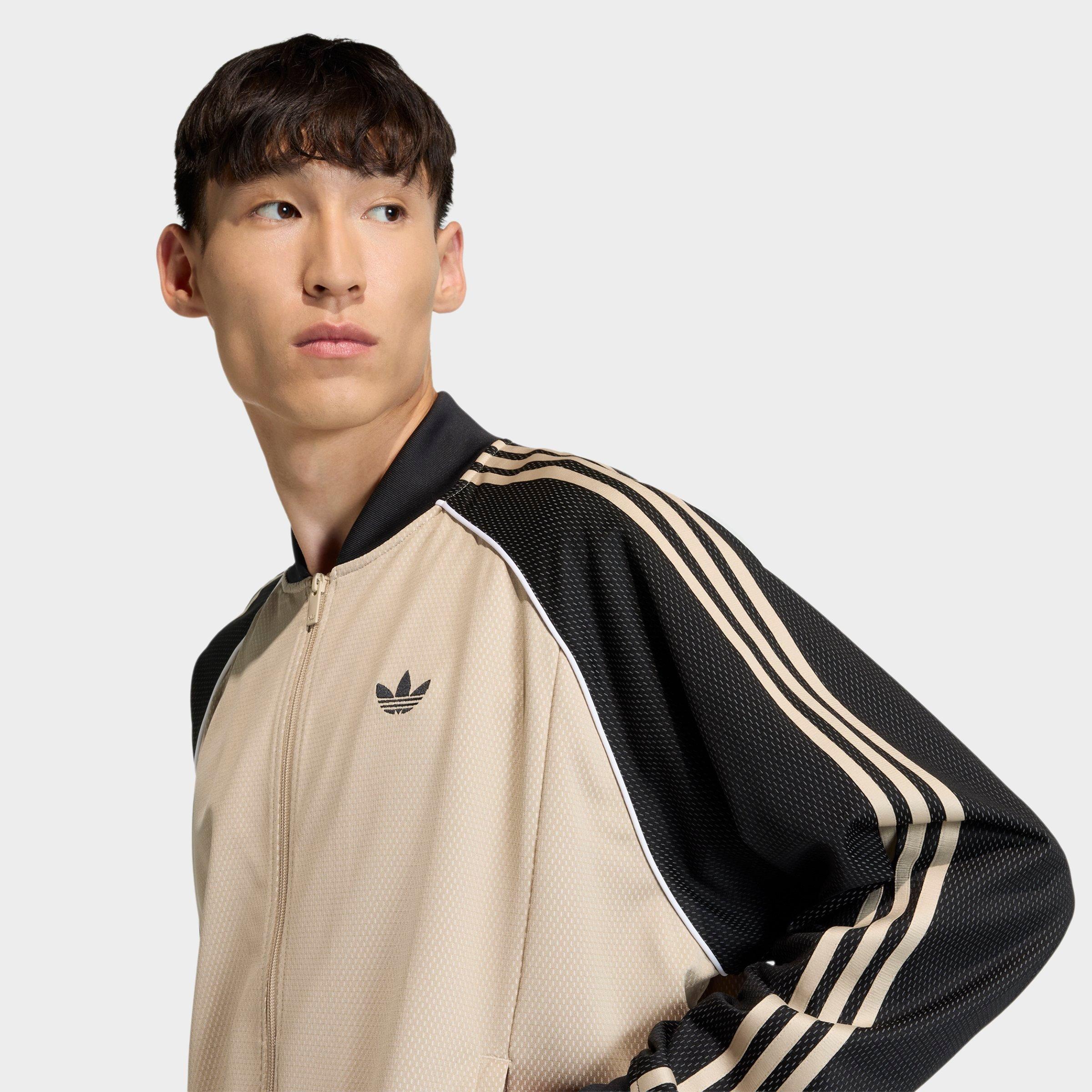 Men's adidas Originals SST Loose Mesh Full-Zip Track Top