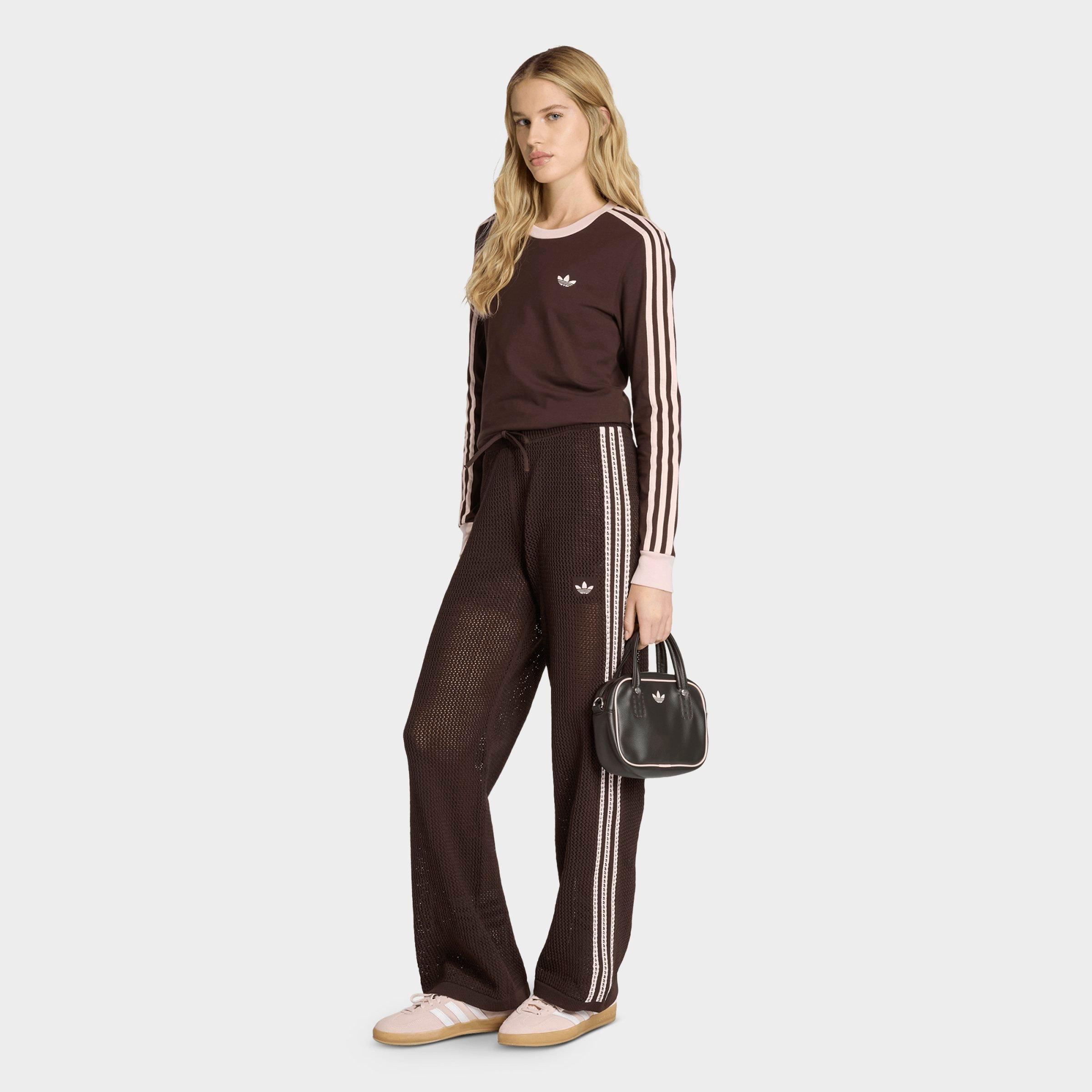 Women's adidas Originals Knitted Crochet Firebird Track Pants