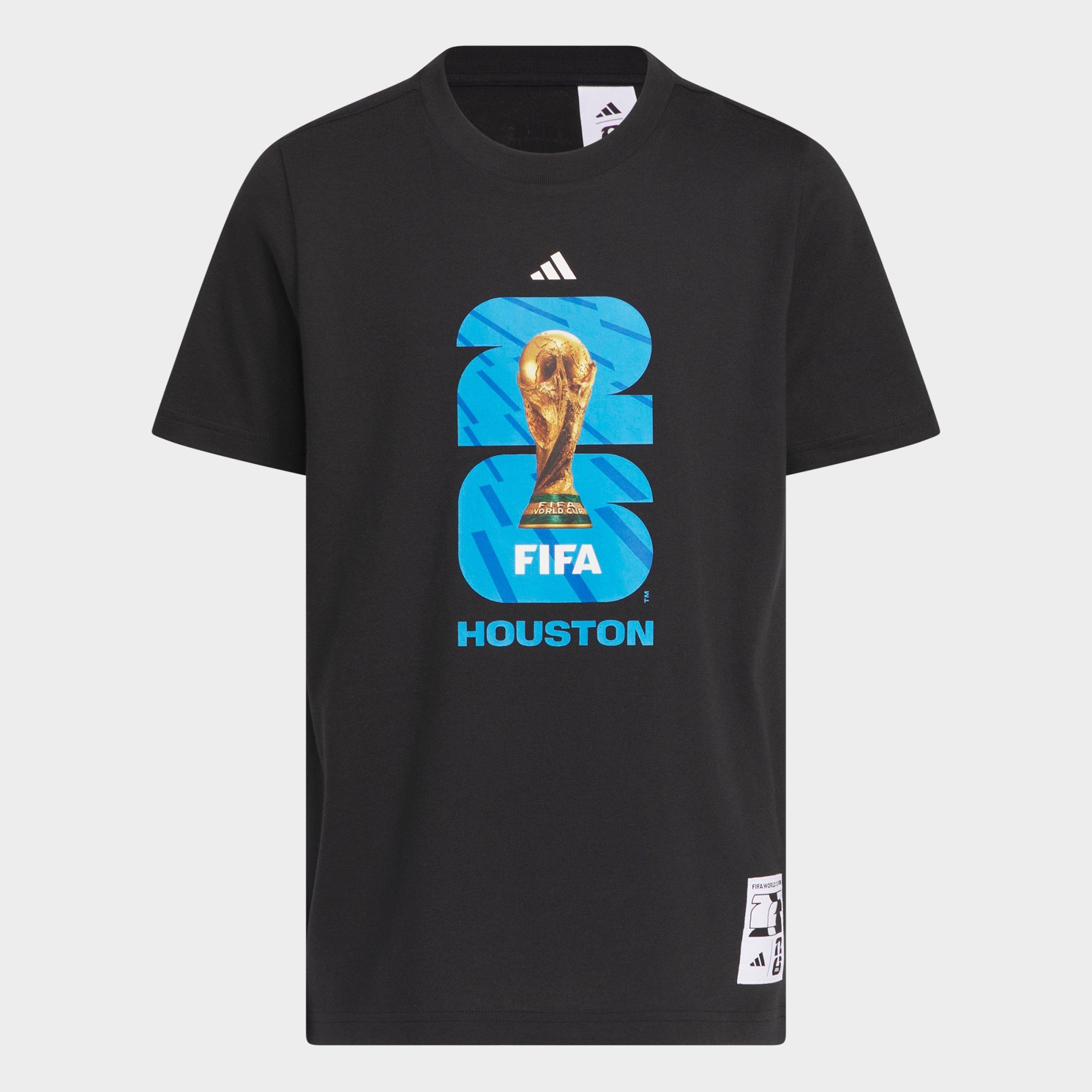 Big Kids' adidas FIFA World Cup 26 Host City Houston Graphic Soccer T-Shirt
