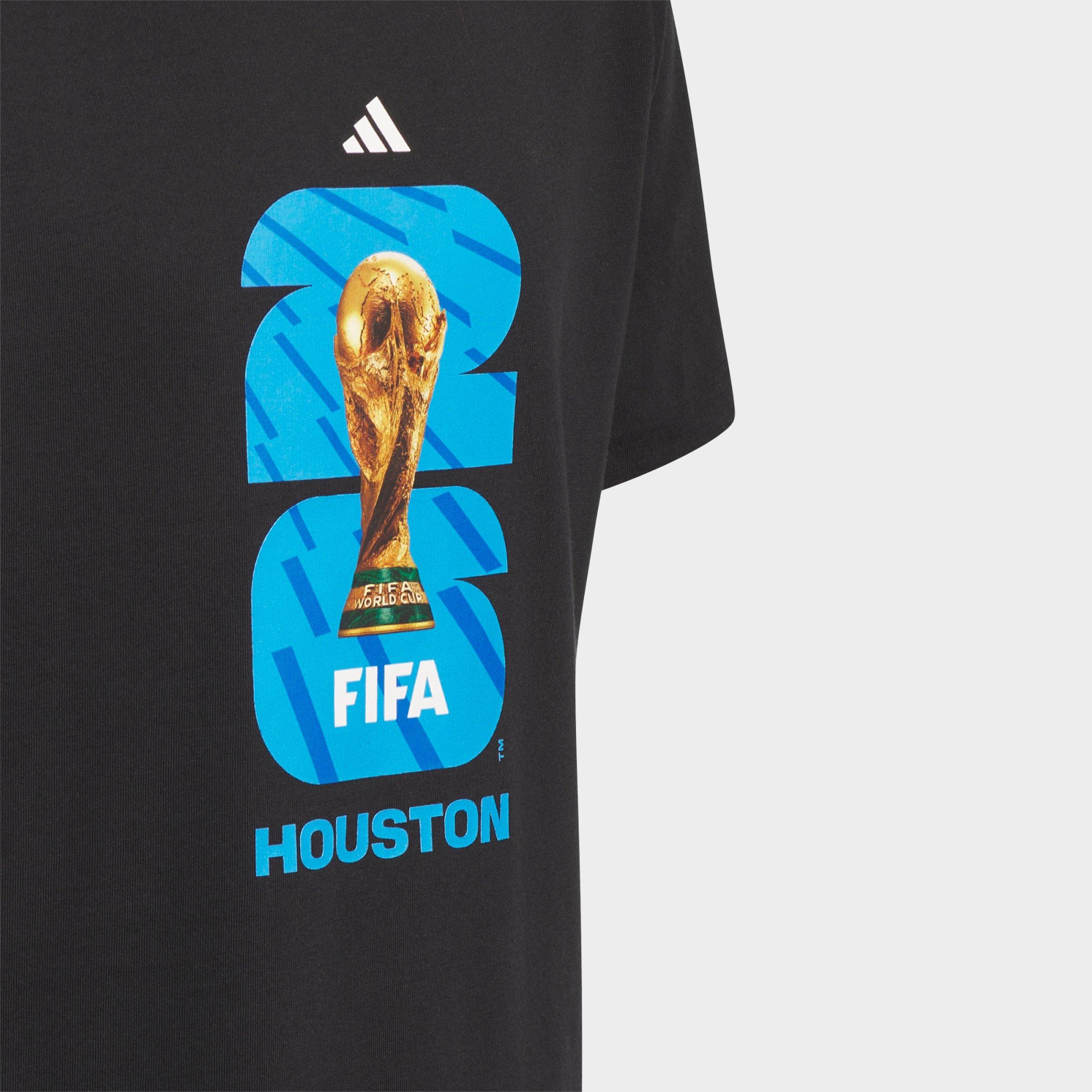 Big Kids' adidas FIFA World Cup 26 Host City Houston Graphic Soccer T-Shirt