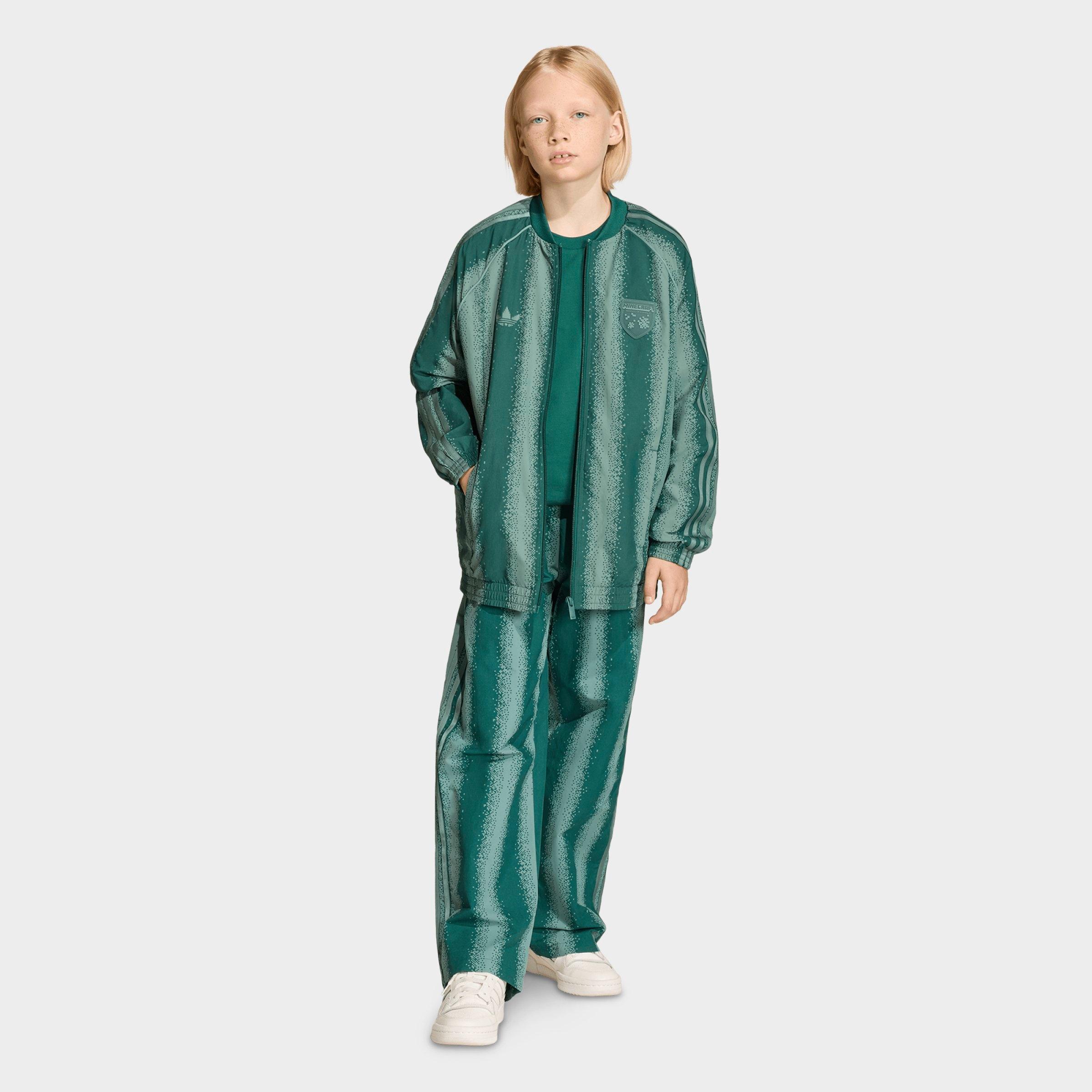 Big Kids' adidas Originals x Minecraft Superstar Loose Track Top