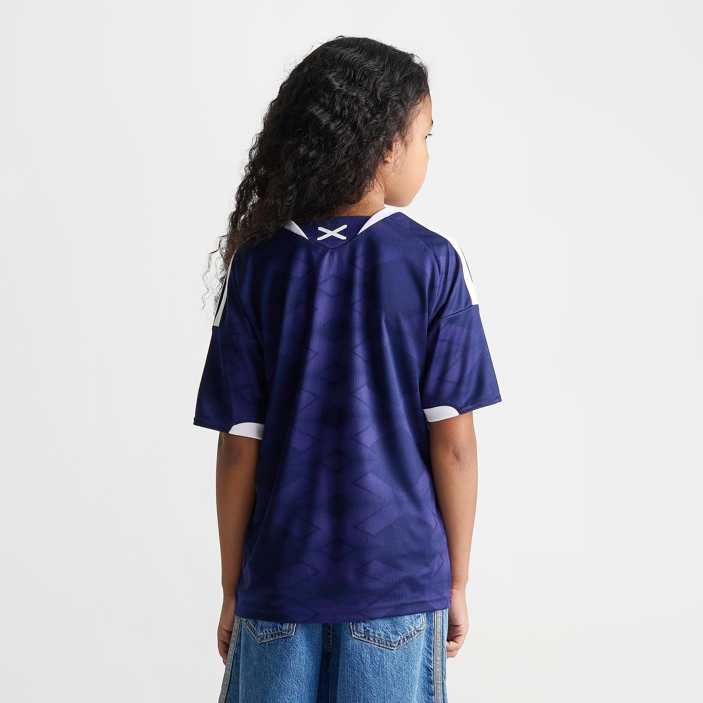 Big Kids' adidas Scotland Home Replica Soccer Jersey
