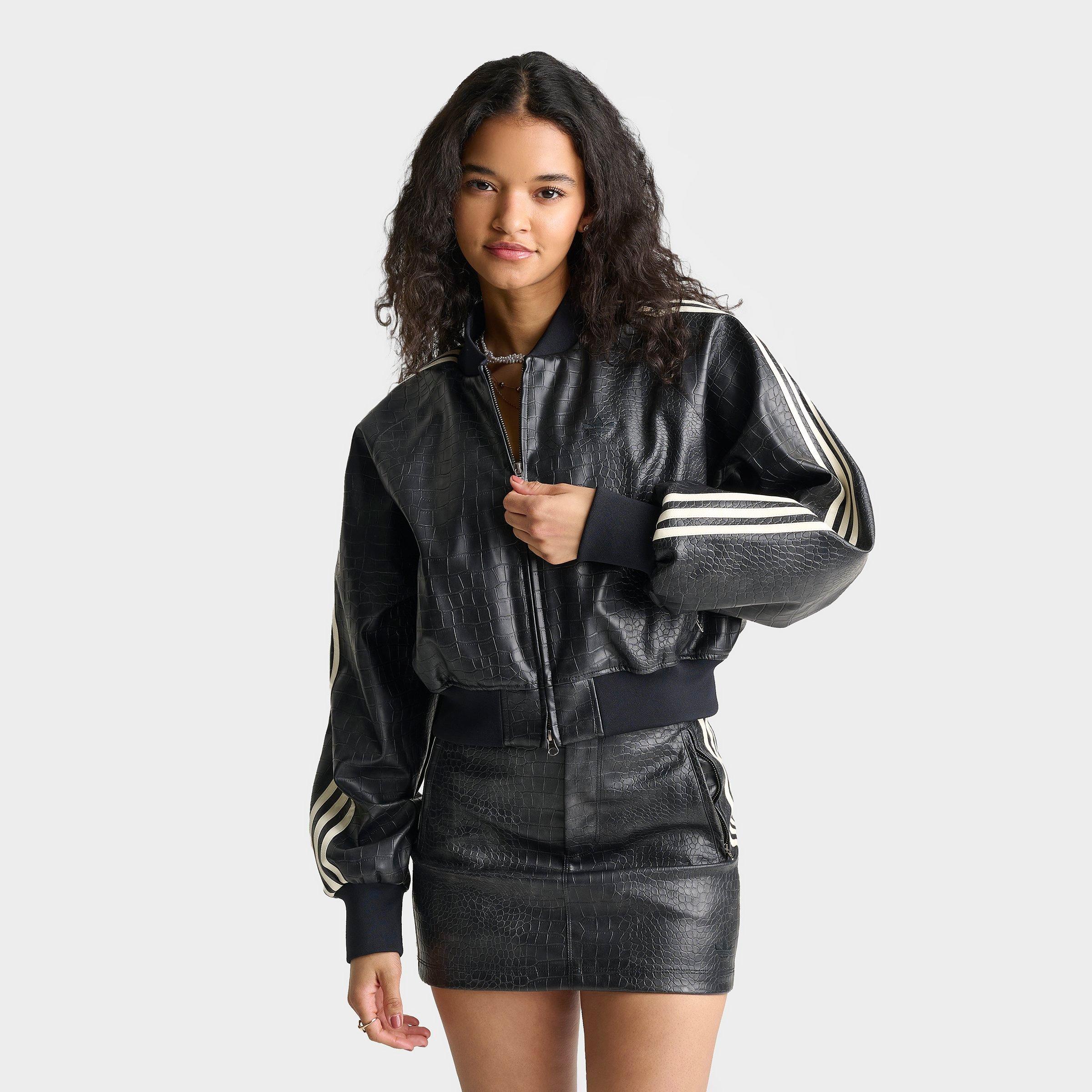 Women's adidas Originals Croc Pleather Jacket