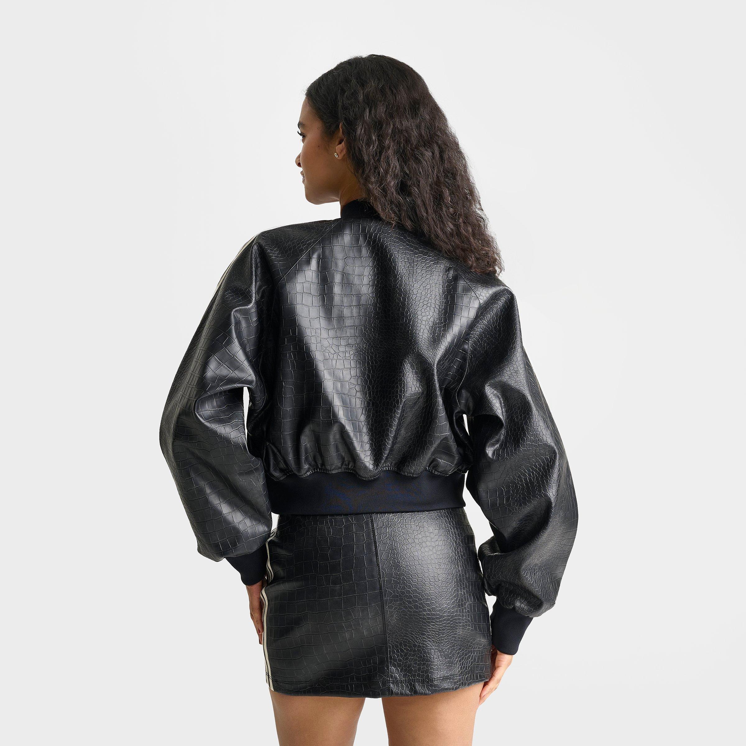 Women's adidas Originals Croc Pleather Jacket