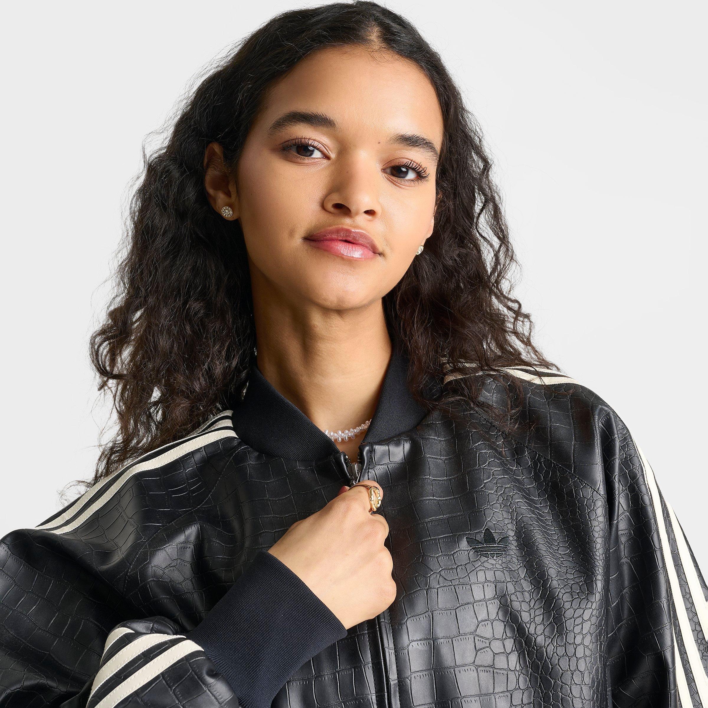 Women's adidas Originals Croc Pleather Jacket