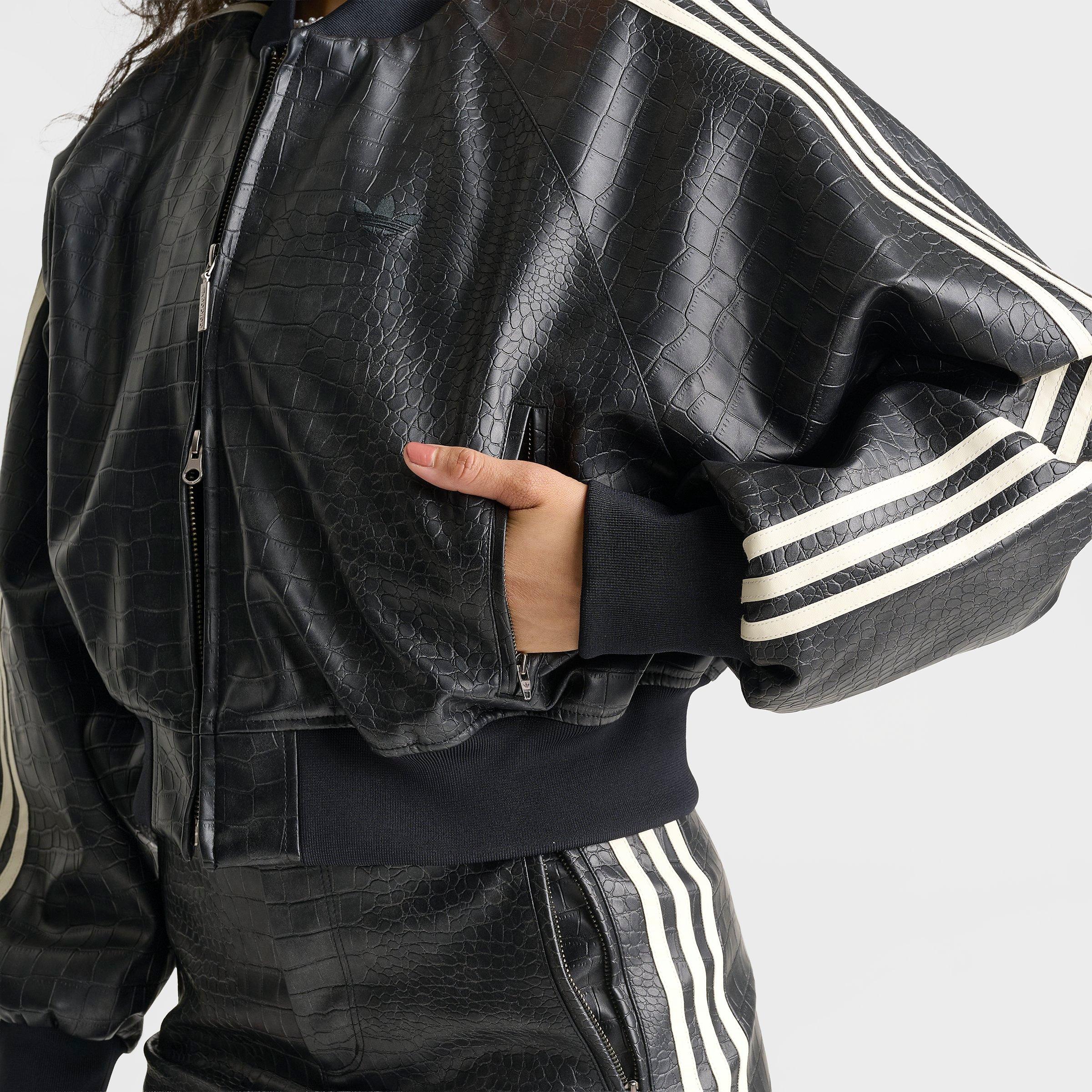 Women's adidas Originals Croc Pleather Jacket
