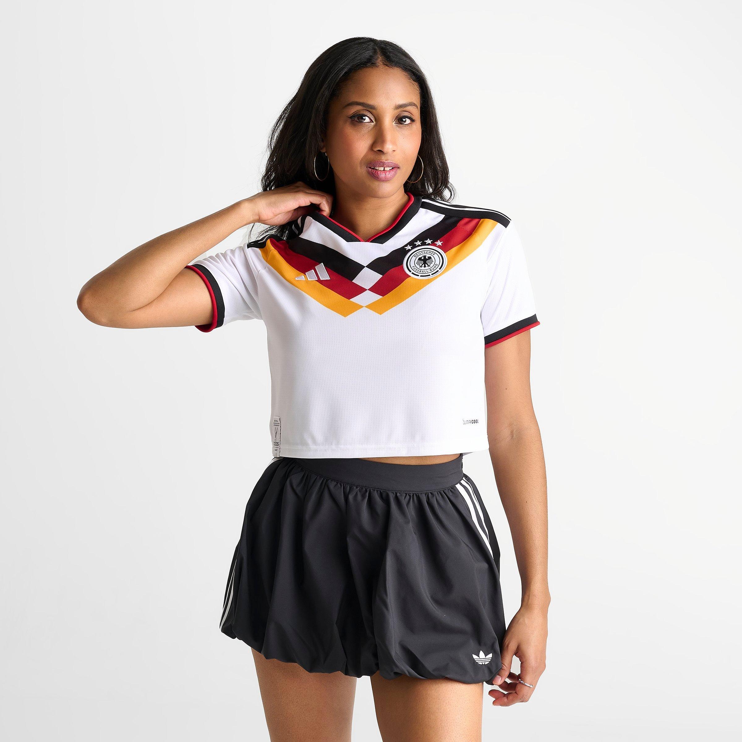 Women's adidas Germany 2026 Home Cropped Jersey