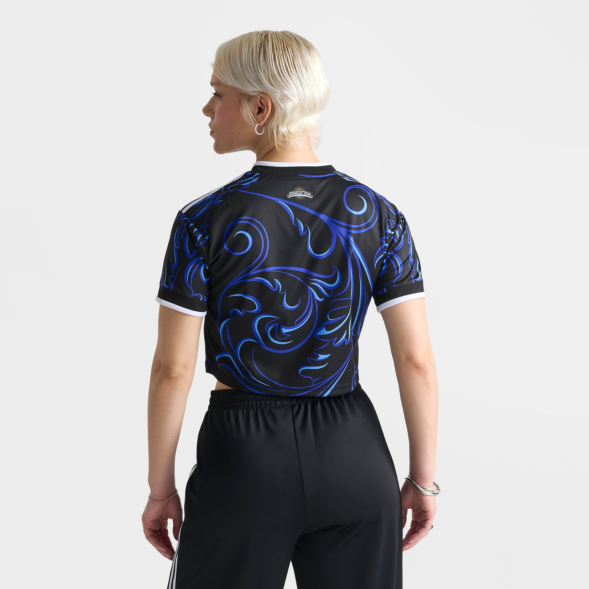 Women's adidas Argentina 2026 Away Replica Cropped Jersey