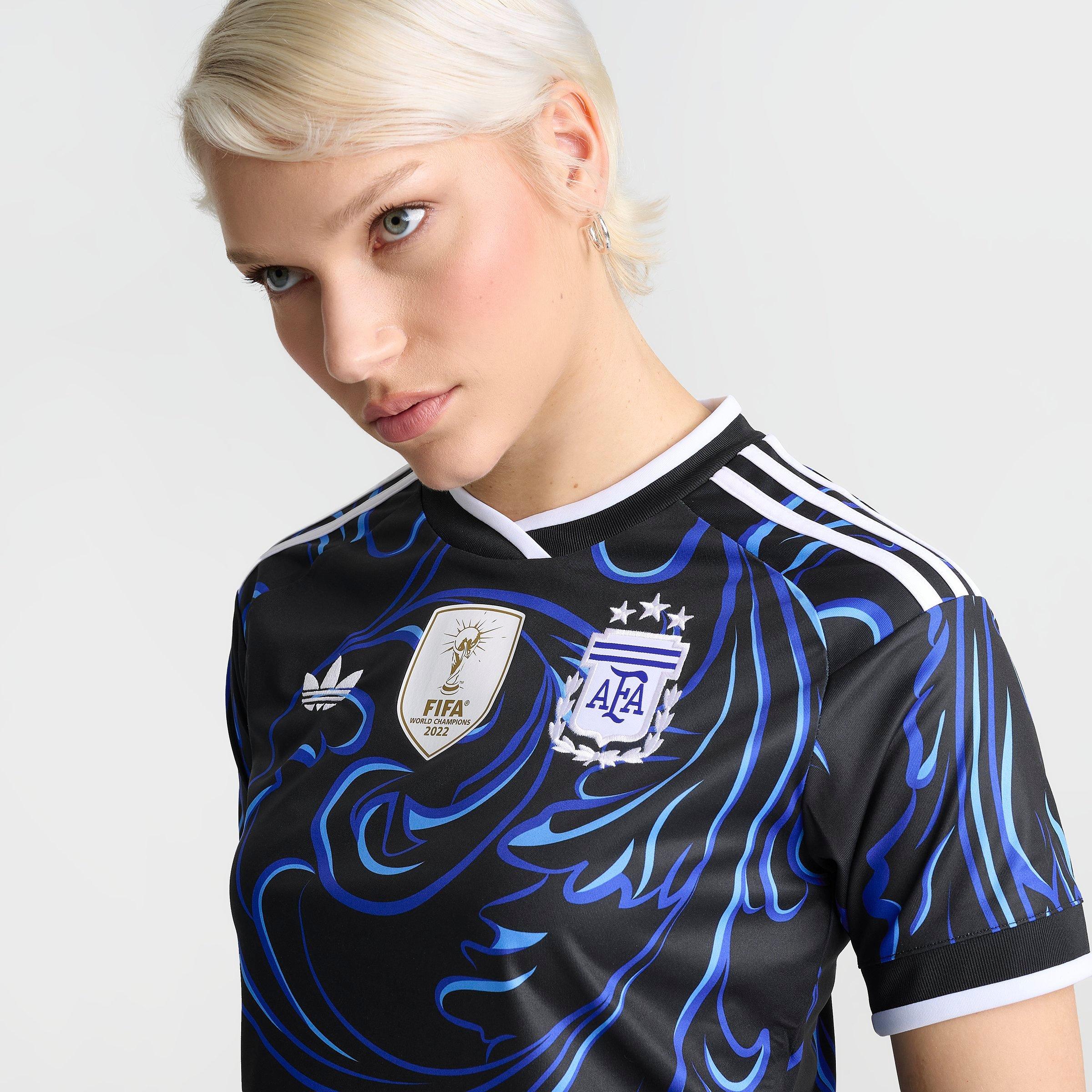 Women's adidas Argentina 2026 Away Replica Cropped Jersey