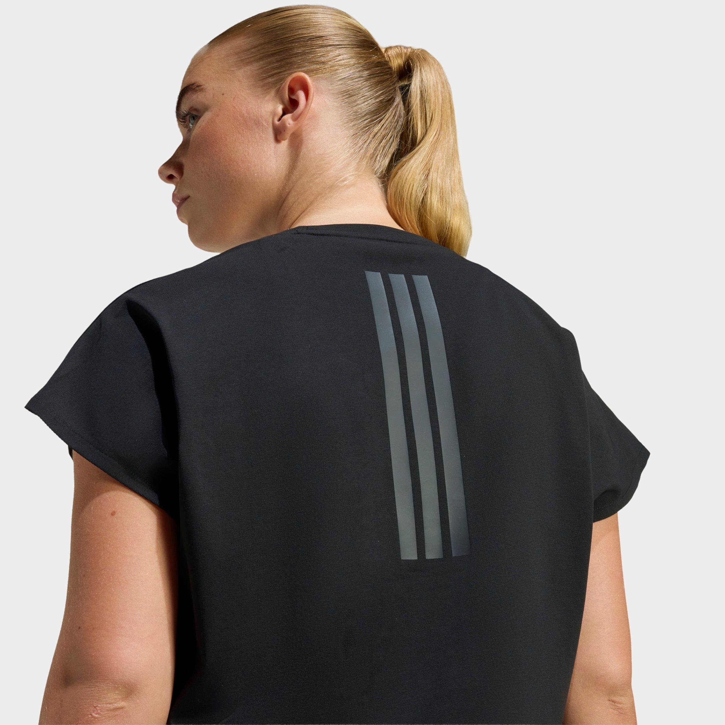 Women's adidas Power Workout Cropped Boxy 3-Stripes Tank