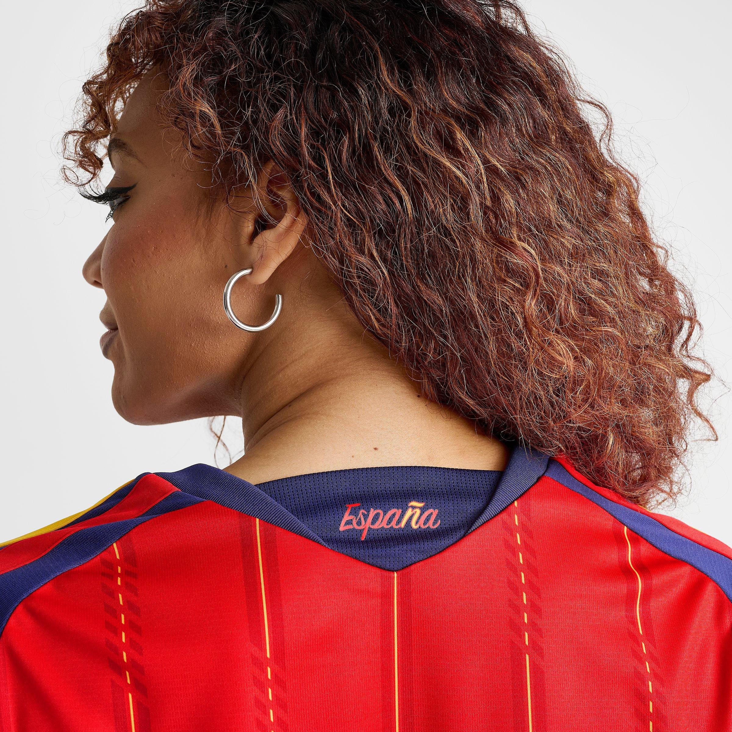 Women's adidas Spain 2026 Home Cropped Jersey