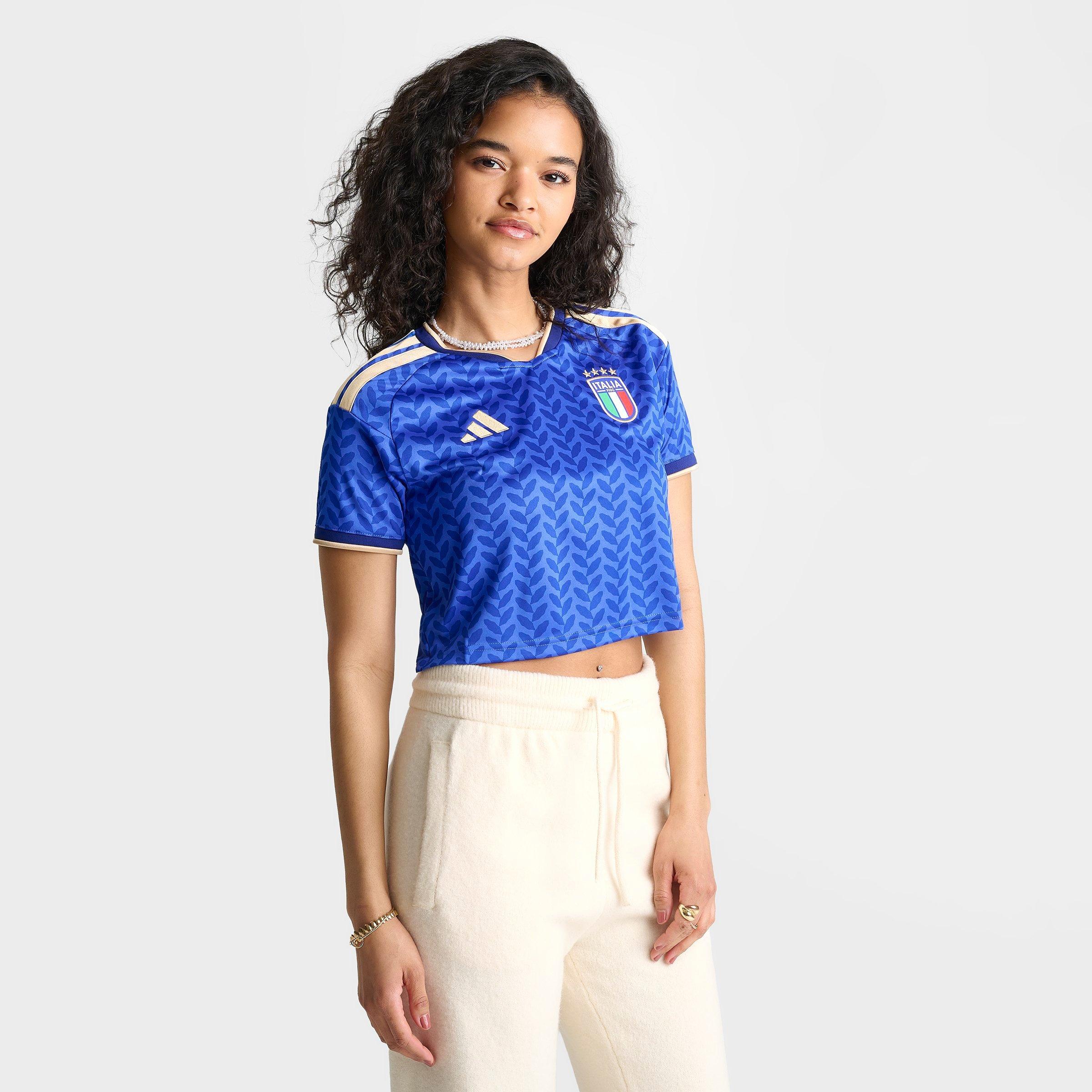 Women's adidas Italy 2026 Home Cropped Jersey