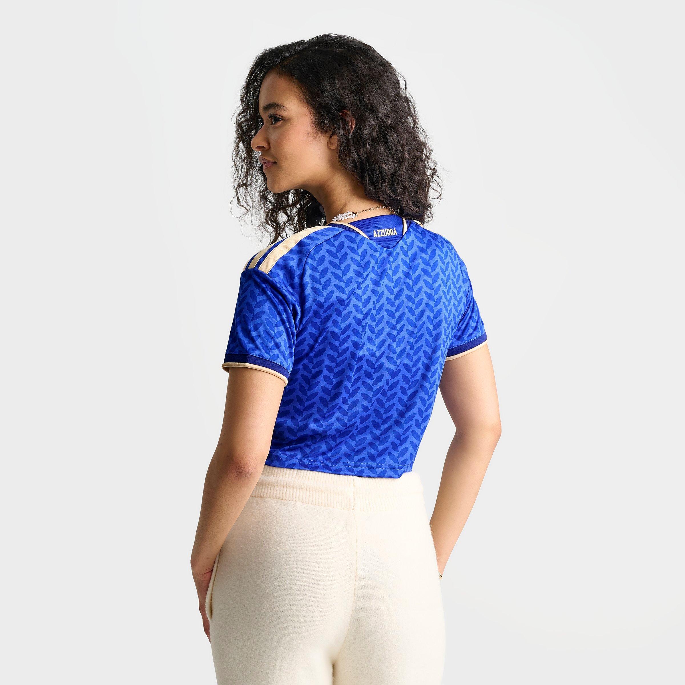 Women's adidas Italy 2026 Home Cropped Jersey