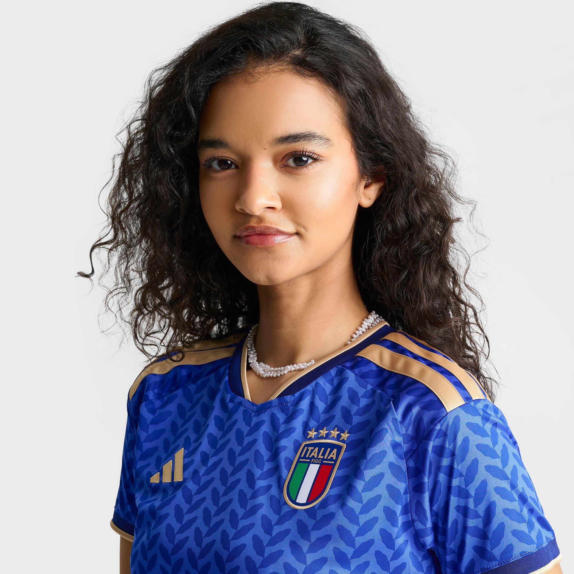 Women's adidas Italy 2026 Home Cropped Jersey