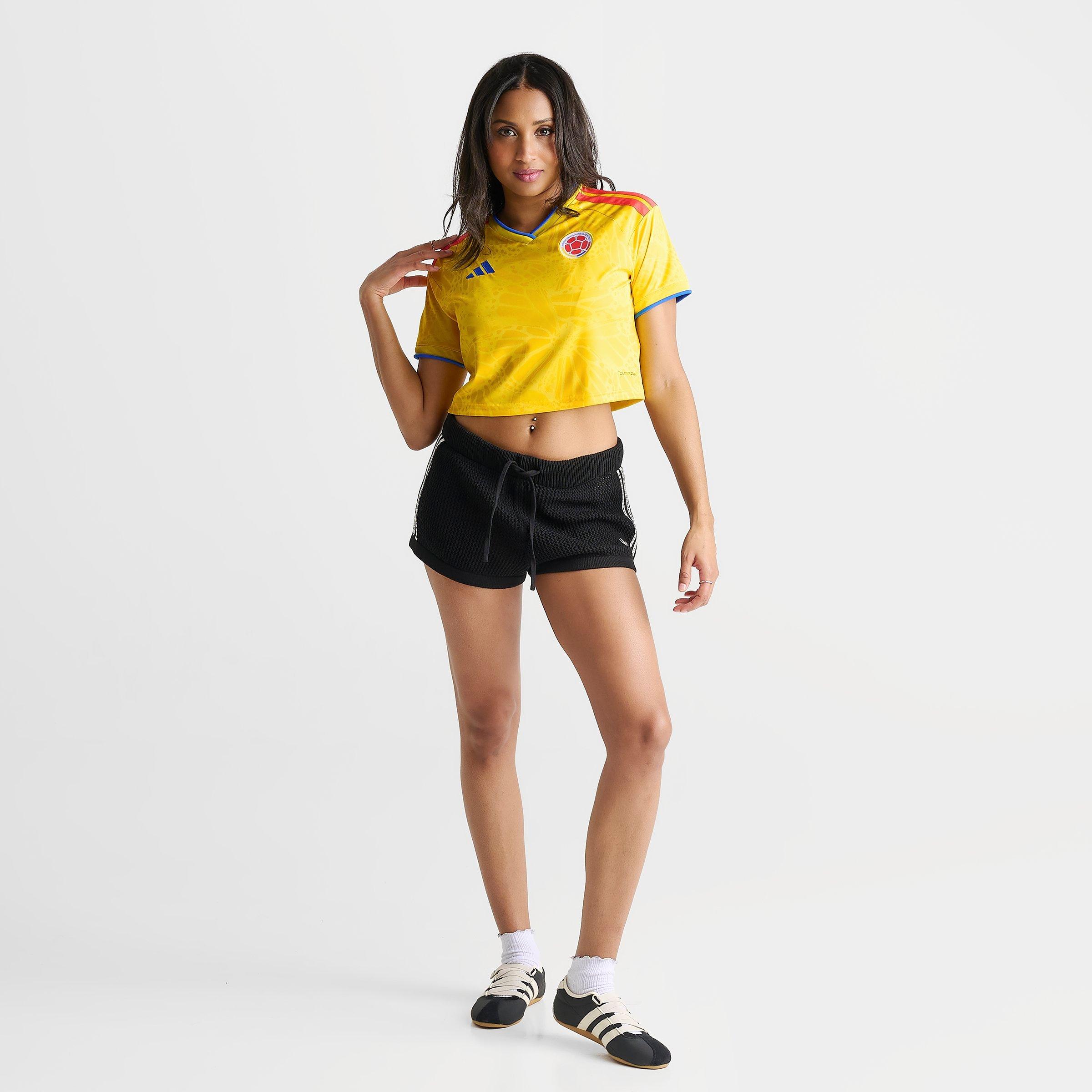 Women's adidas Colombia 2026 Home Cropped Jersey