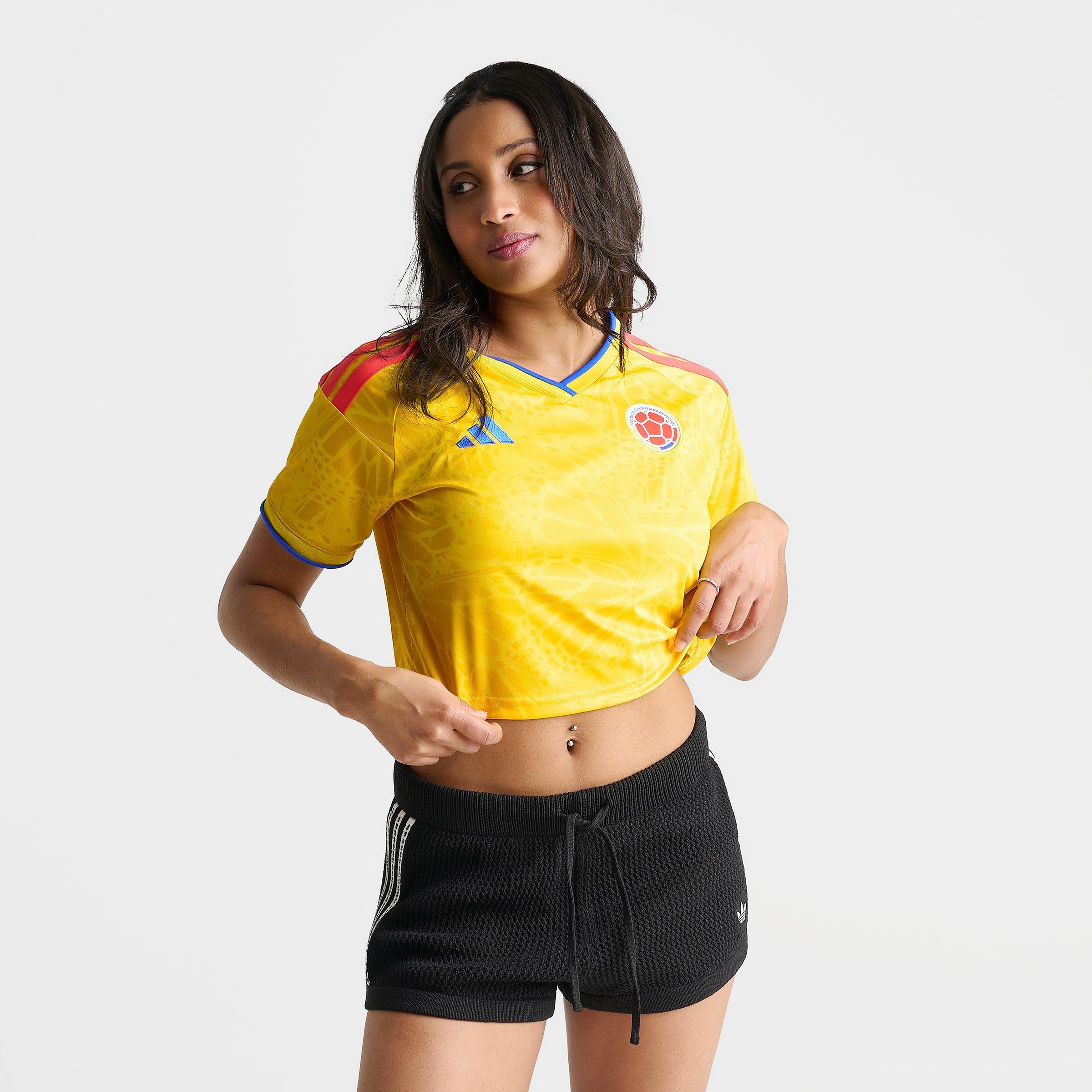Women's adidas Colombia 2026 Home Cropped Jersey
