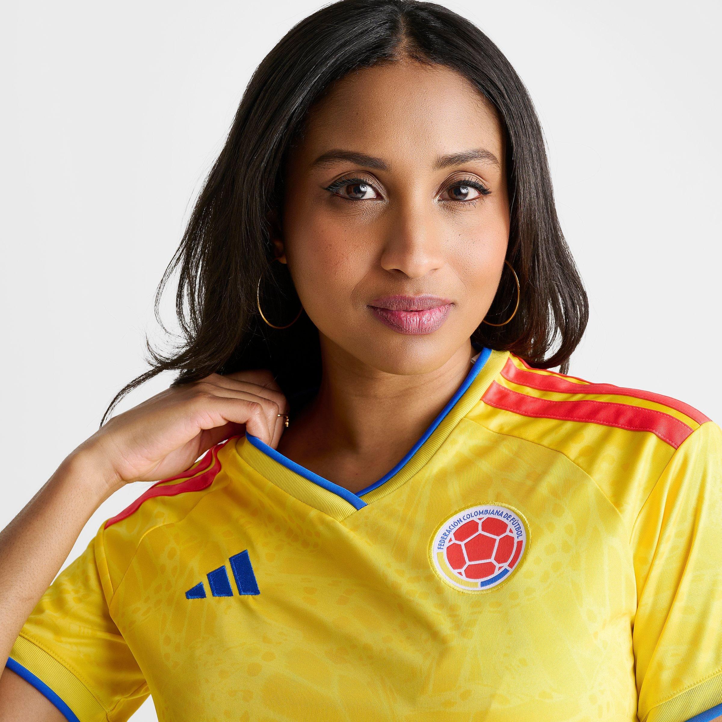 Women's adidas Colombia 2026 Home Cropped Jersey