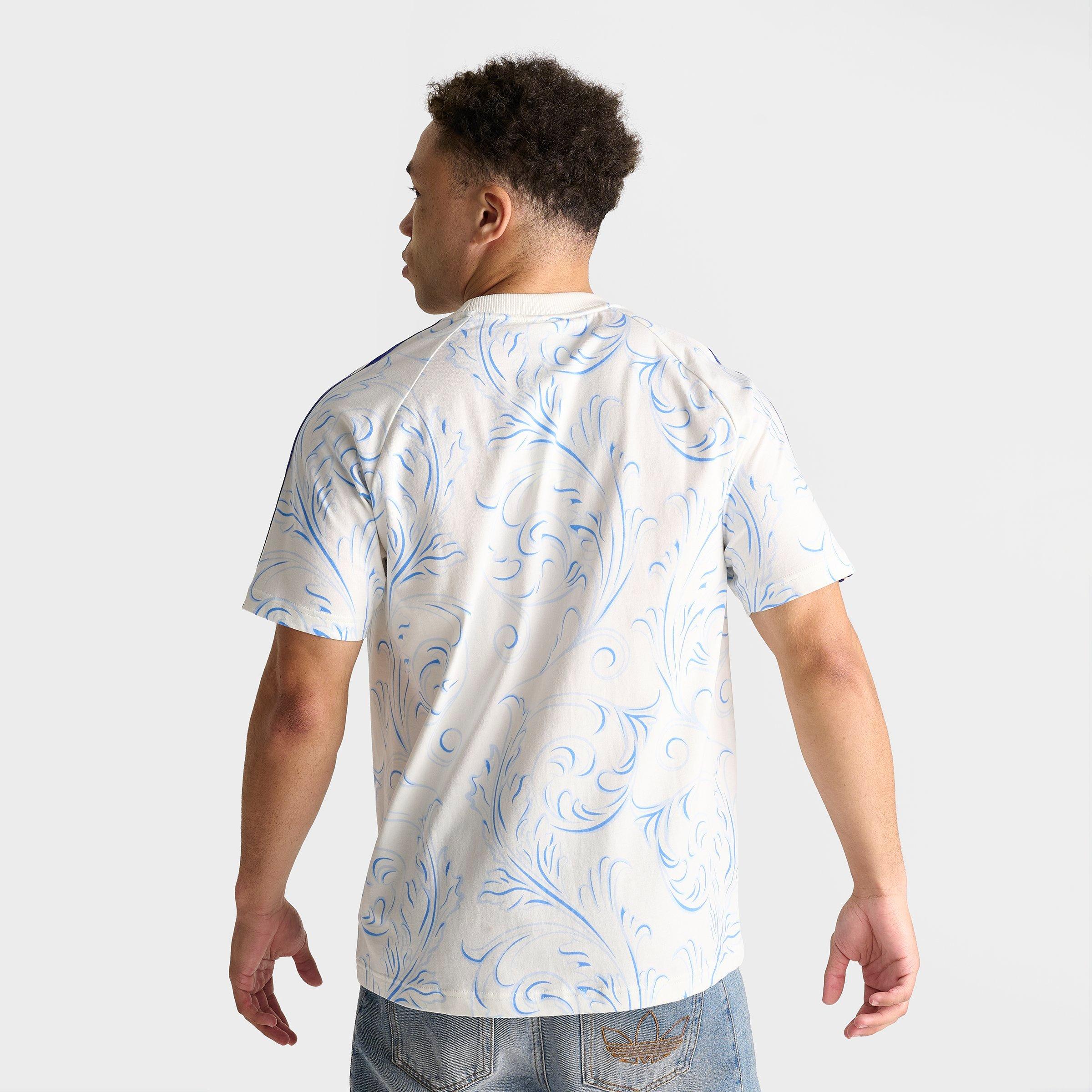 Men's adidas Originals Argentina Soccer Allover Print T-Shirt