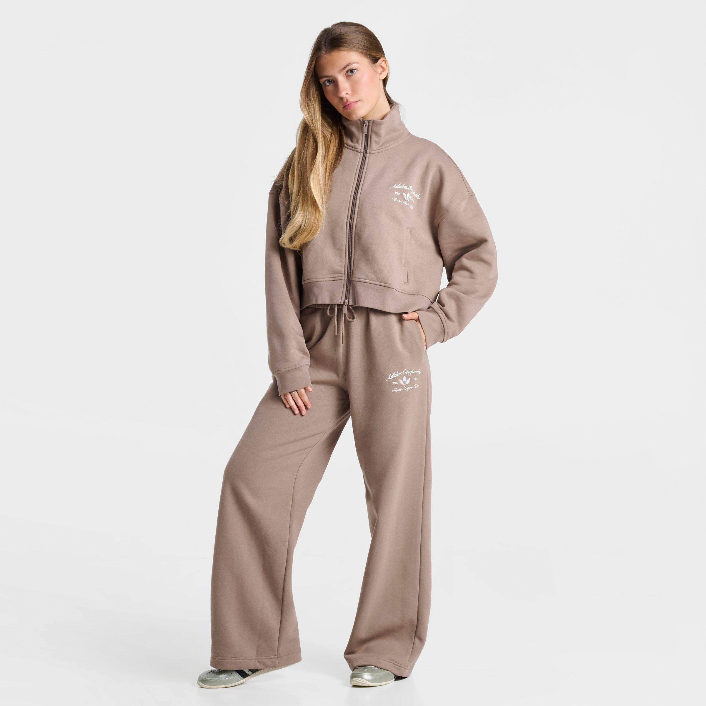 Women's adidas Originals Script Wide Leg Jogger Pants
