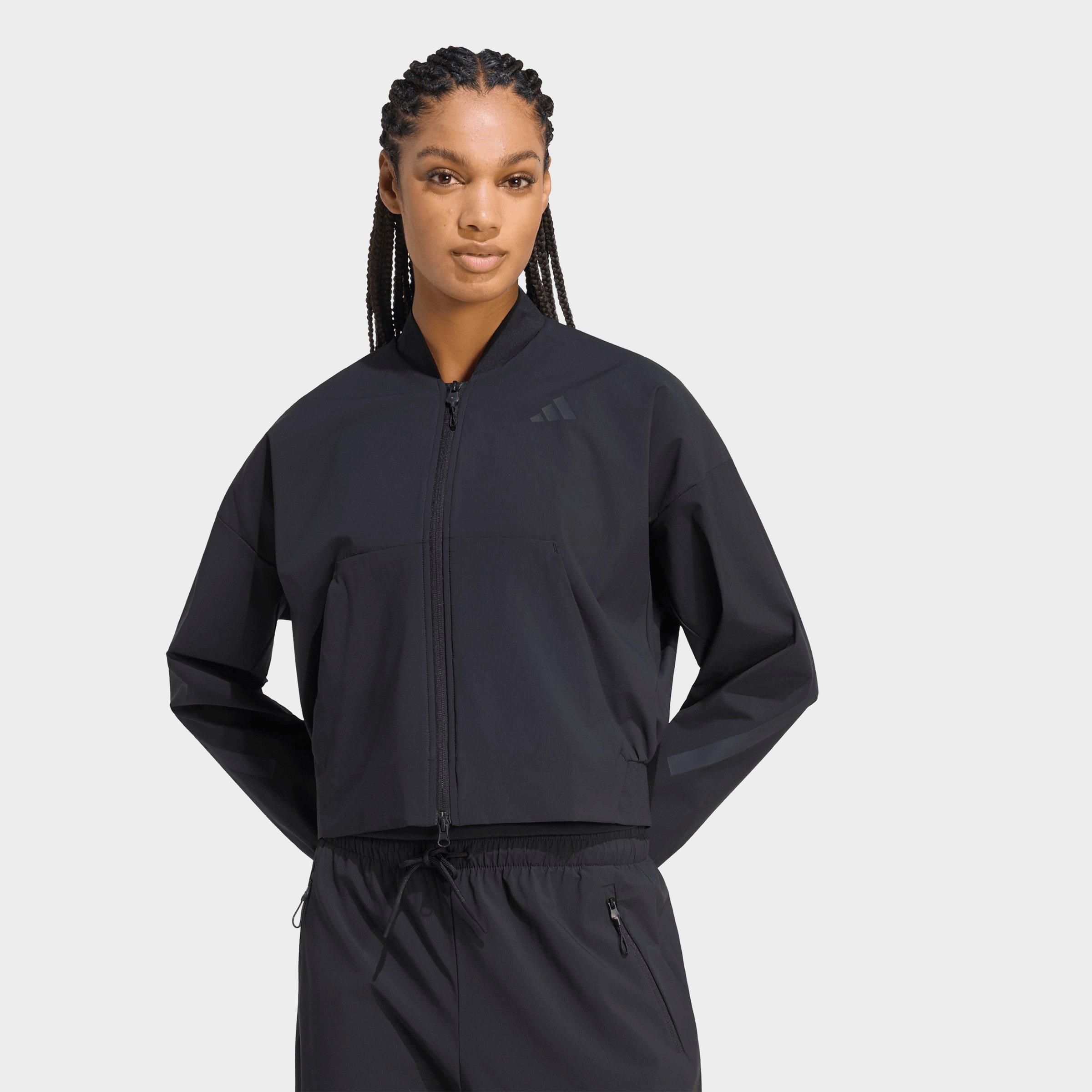 Women's adidas Sportswear Z.N.E. Woven Full-Zip Bomber Jacket | JD