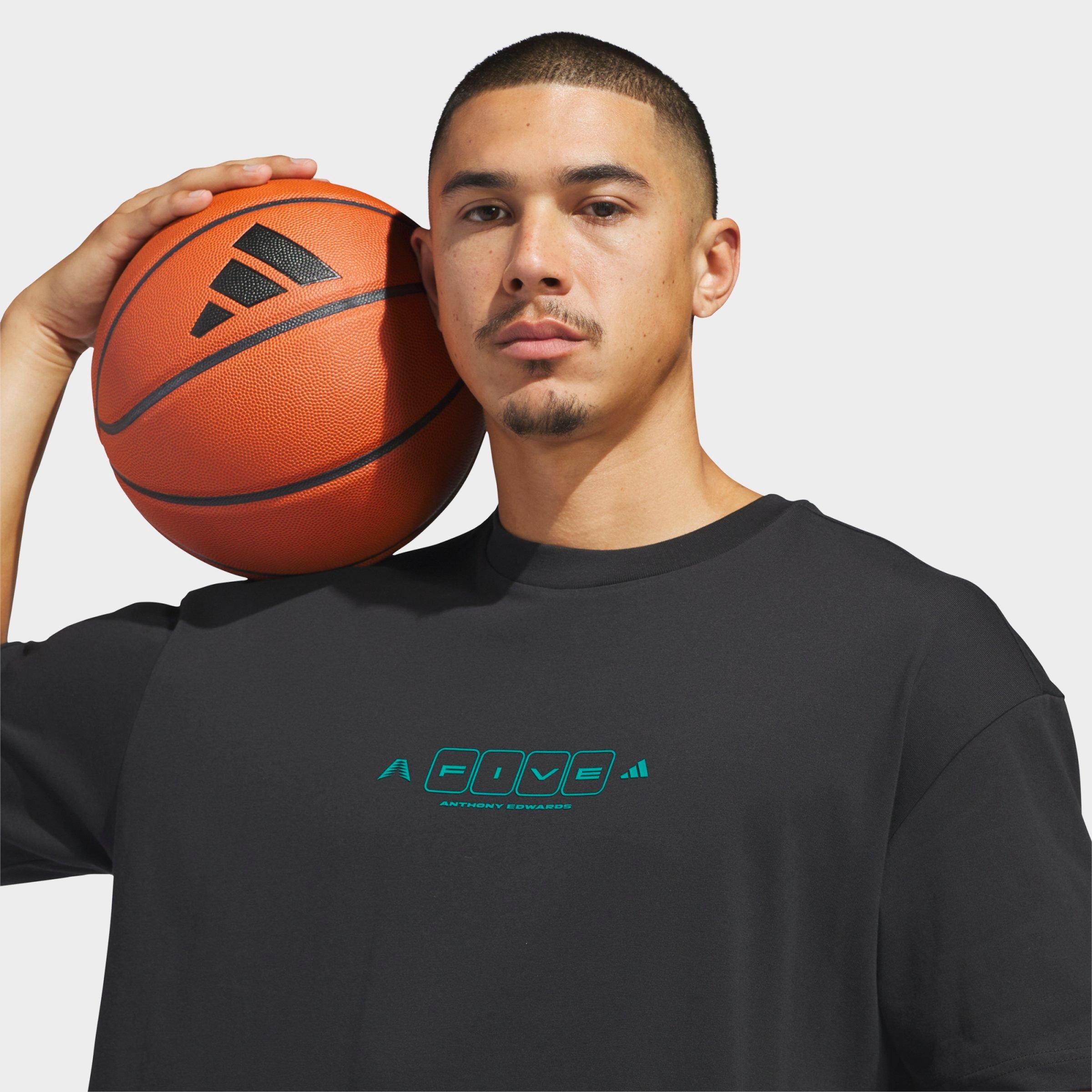 Men's adidas Anthony Edwards World of 5 Basketball T-Shirt