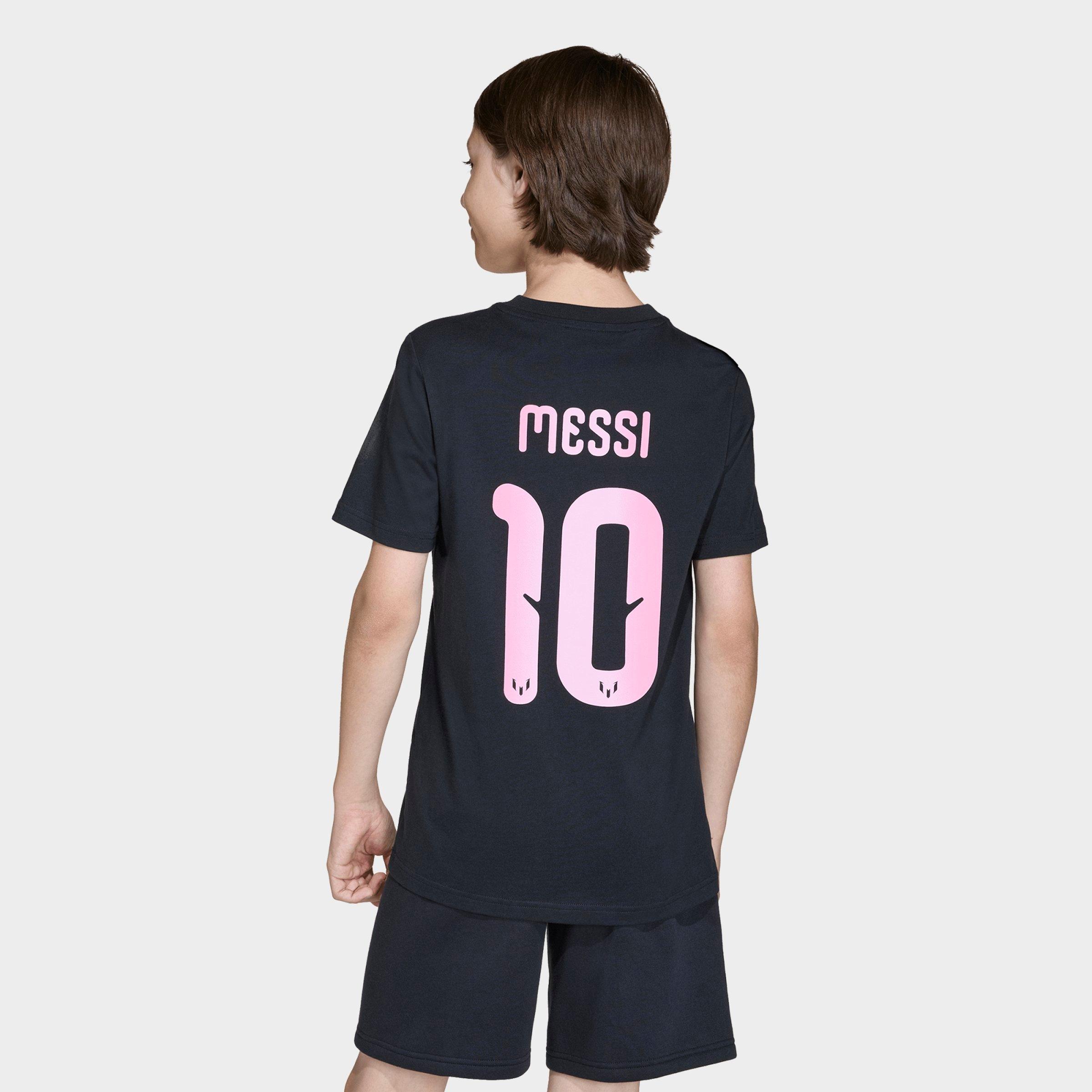 Big Kids' adidas Messi Name and Number T-Shirt