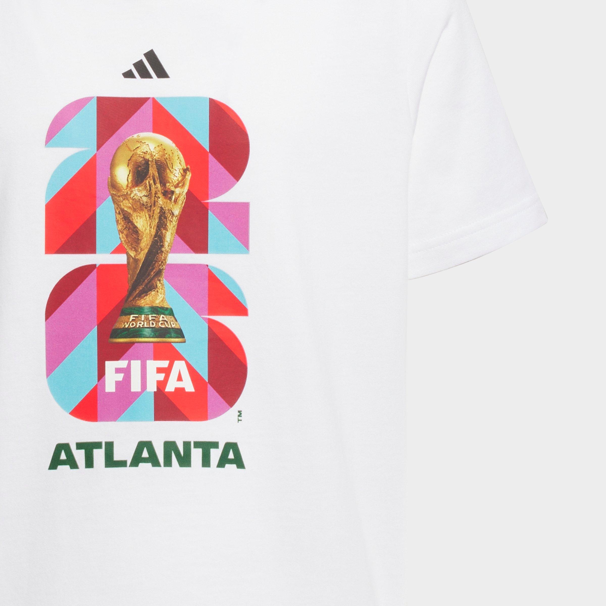 Big Kids' adidas FIFA World Cup 26 Host City Atlanta Graphic Soccer T-Shirt
