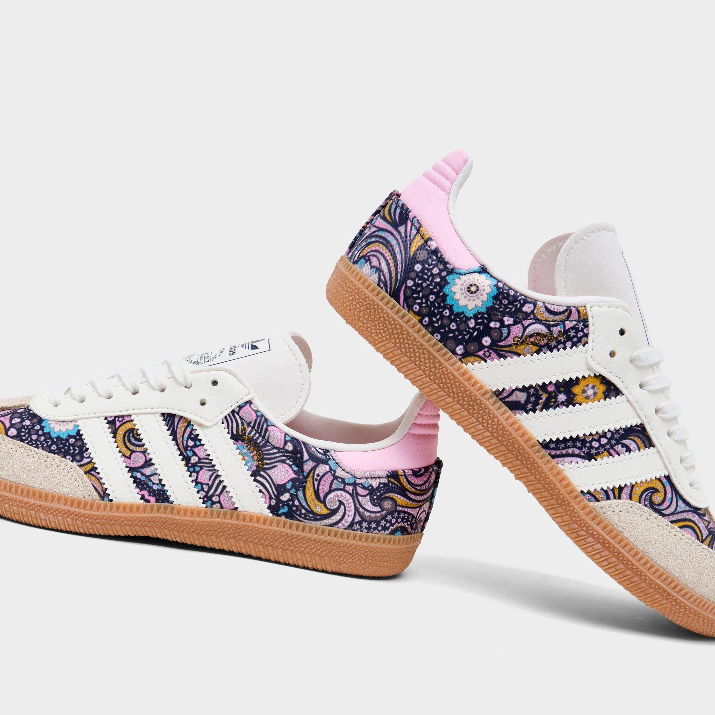 Girls' Little Kids' adidas Originals x Liberty London Samba OG Casual Shoes