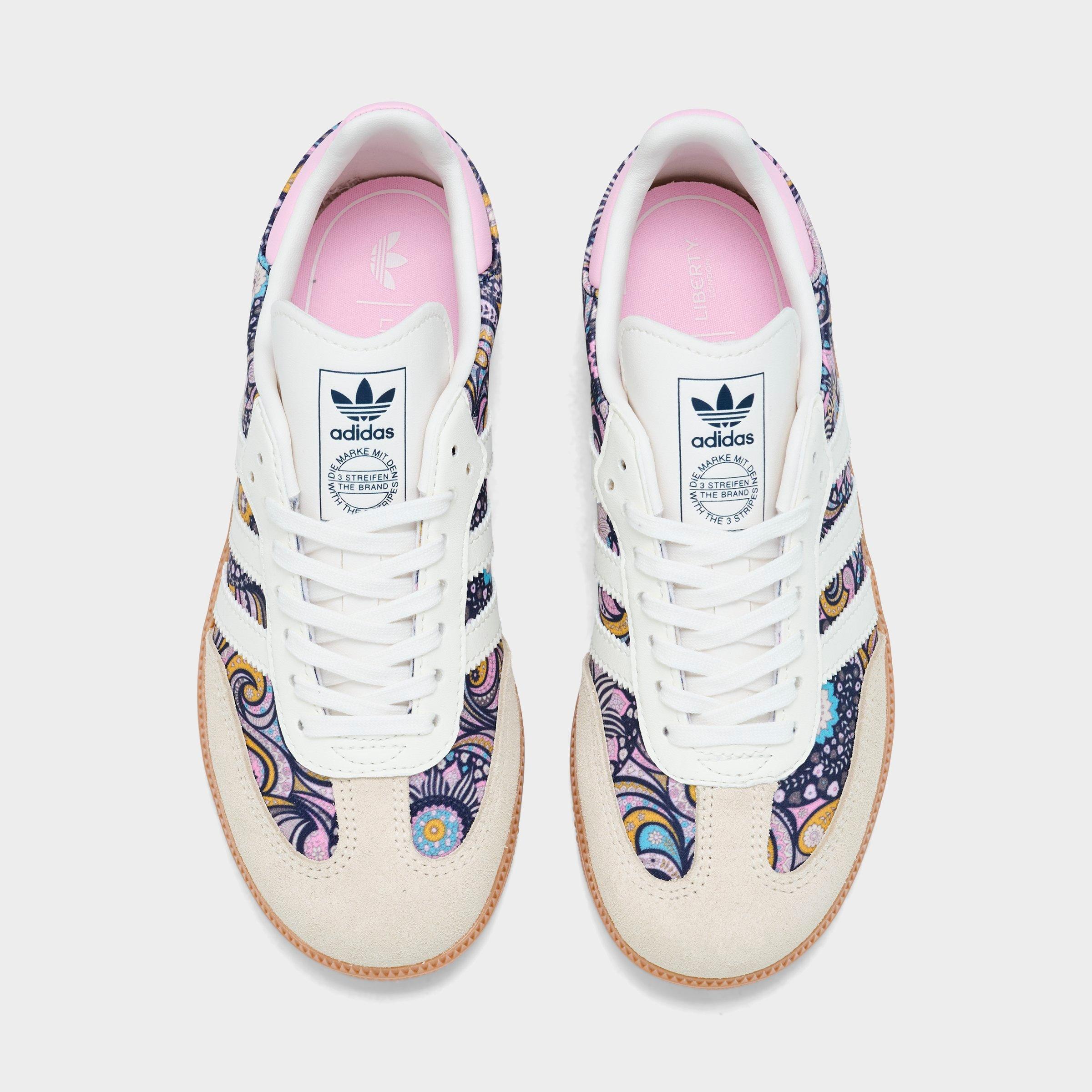 Girls' Little Kids' adidas Originals x Liberty London Samba OG Casual Shoes
