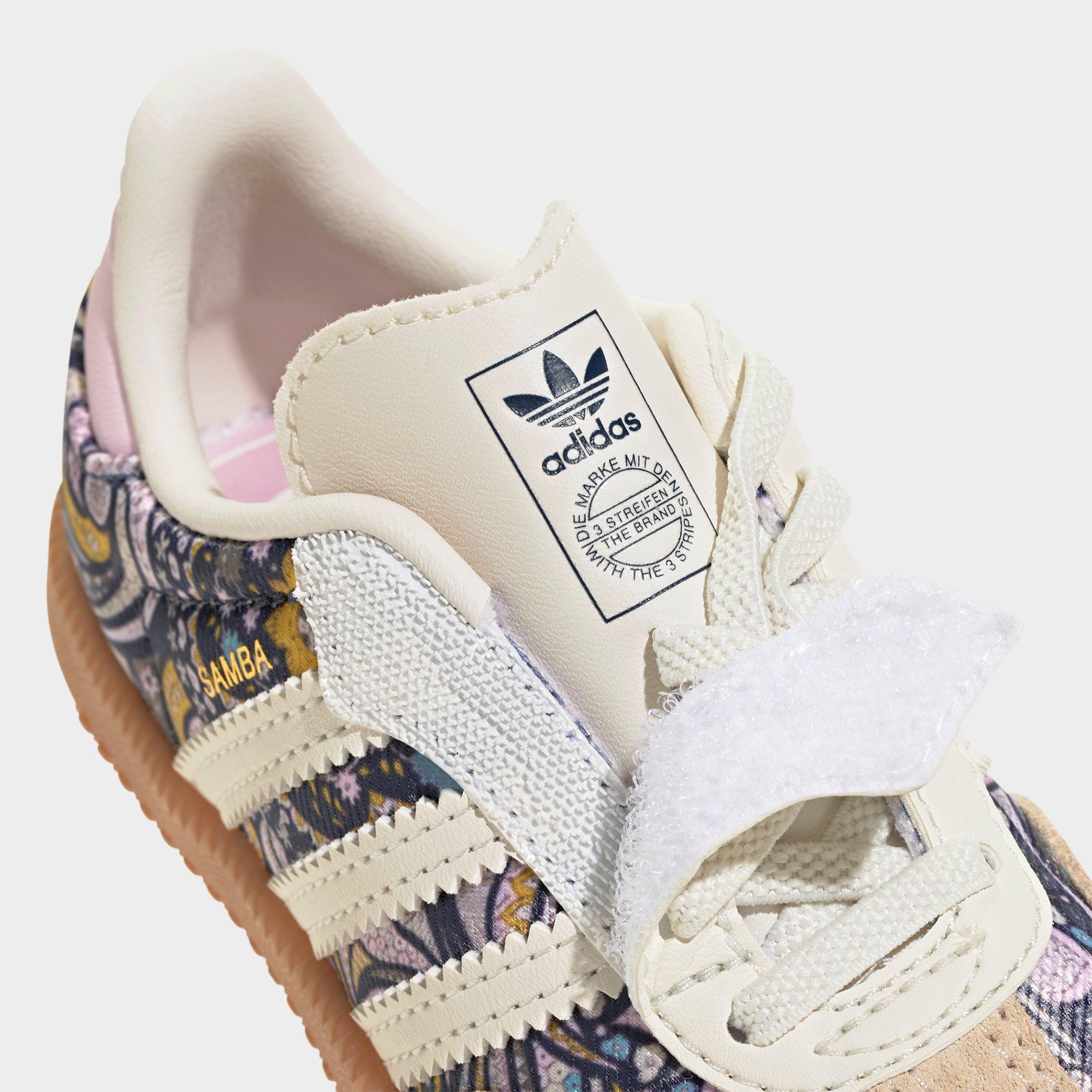 Girls' Toddler adidas Originals x Liberty London Samba OG Comfort Closure Stretch Lace Casual Shoes