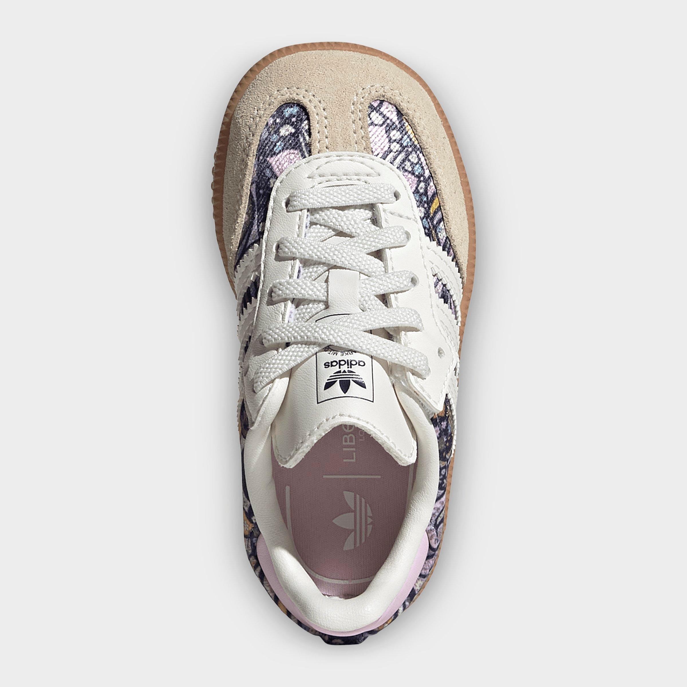 Girls' Toddler adidas Originals x Liberty London Samba OG Comfort Closure Stretch Lace Casual Shoes