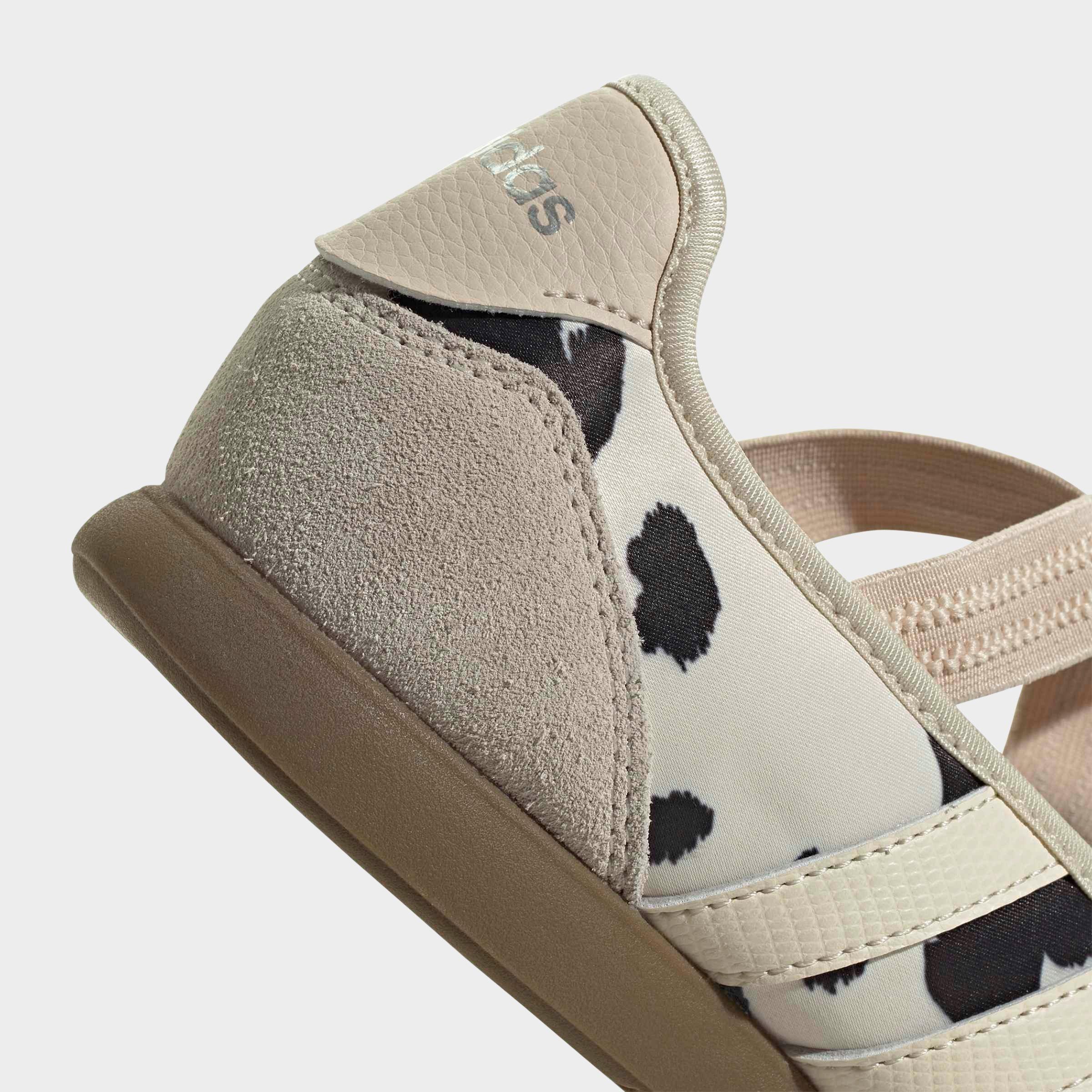 Women's adidas Barreda Mary Jane Cow Print Casual Shoes