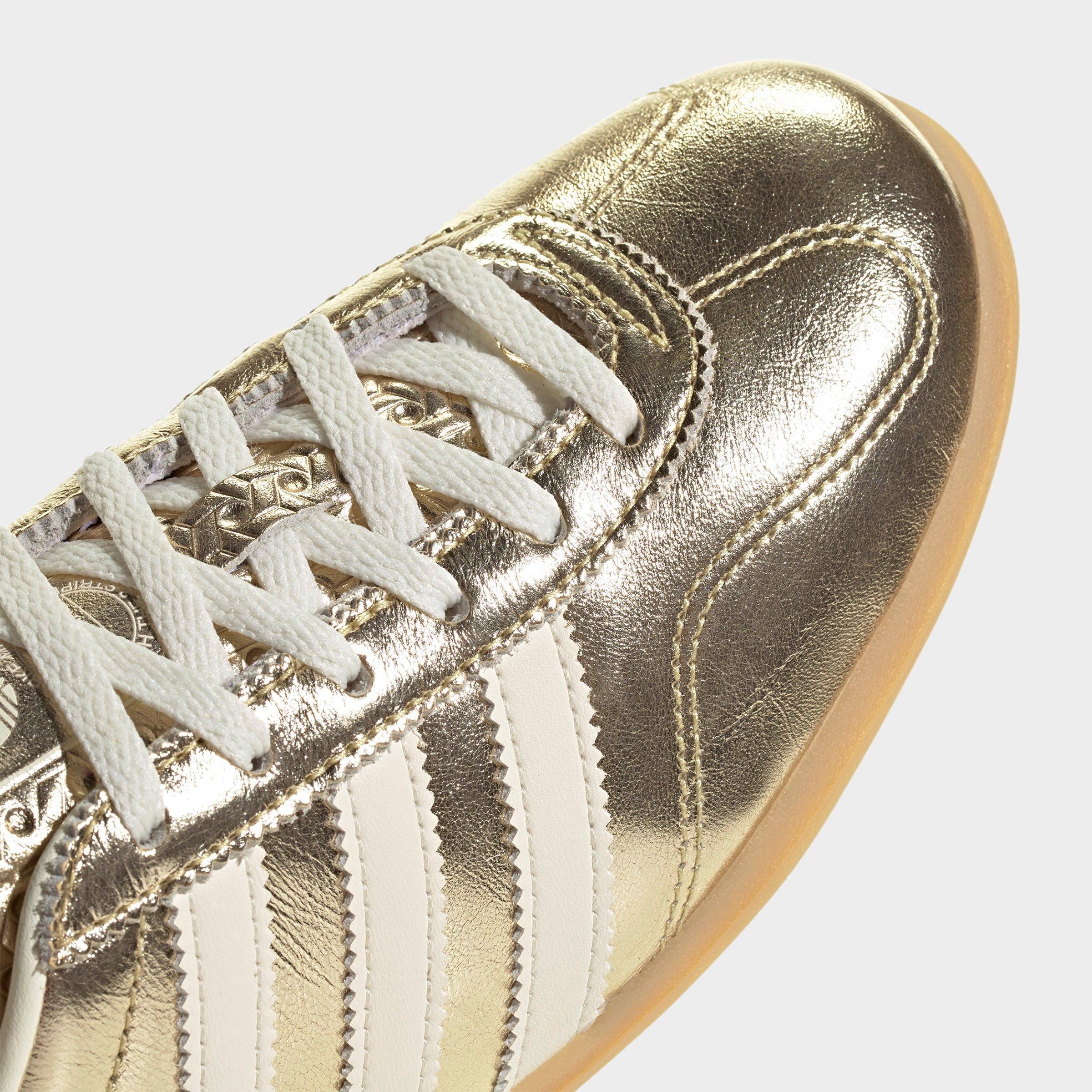 Women's adidas Originals Gazelle Lo Pro Metallic Leather Casual Shoes