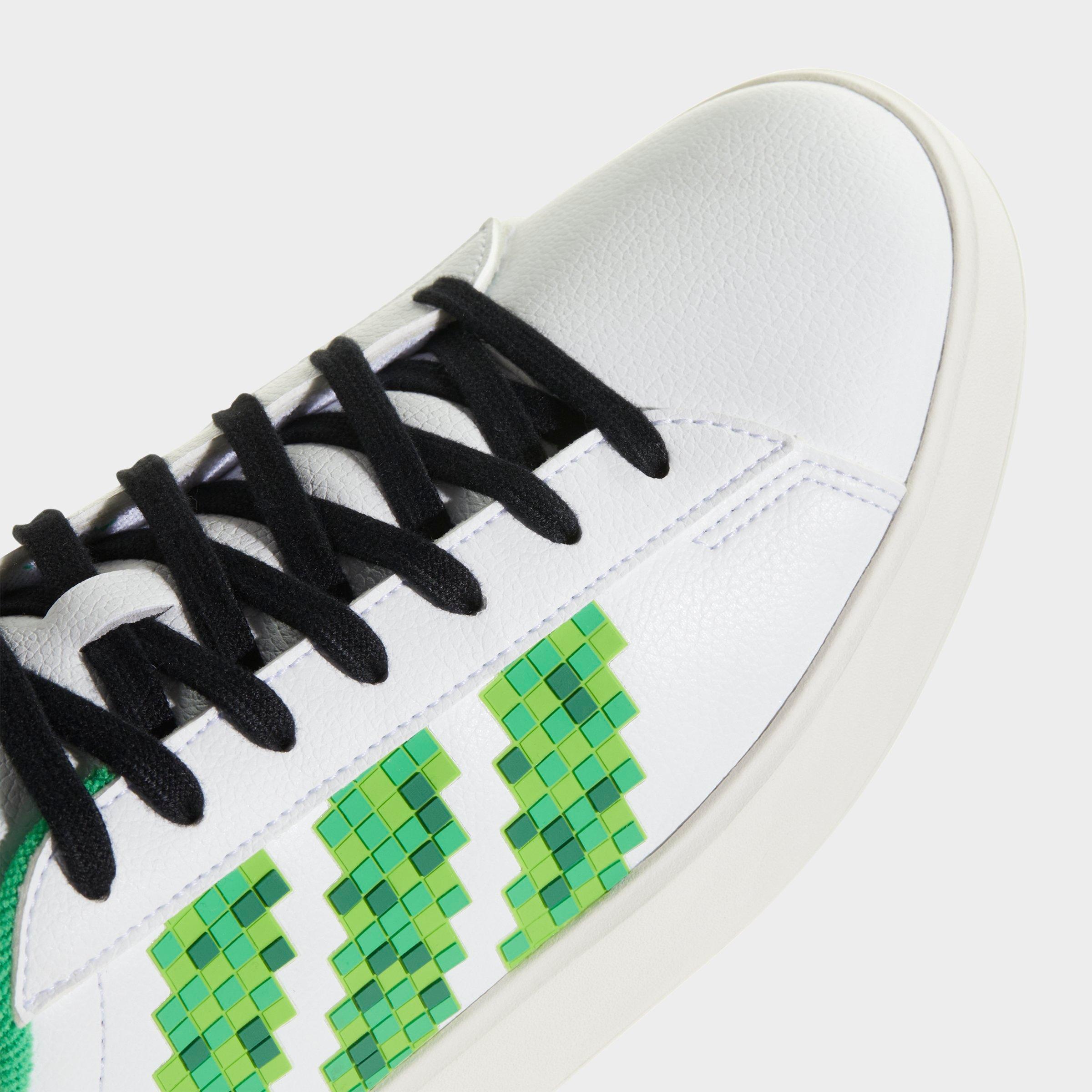 Men's adidas x Minecraft Grand Court 3.0 Casual Shoes