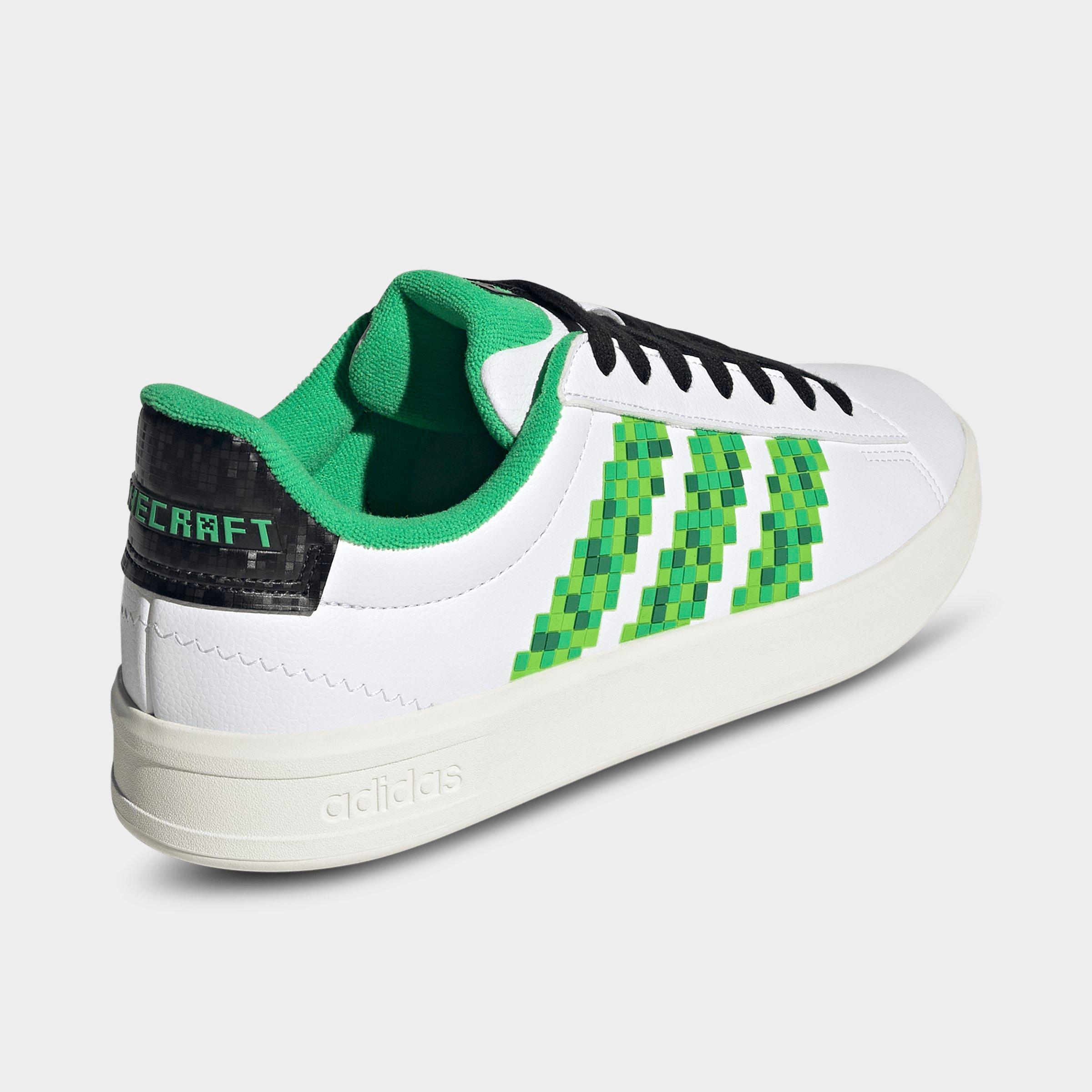 Men's adidas x Minecraft Grand Court 3.0 Casual Shoes