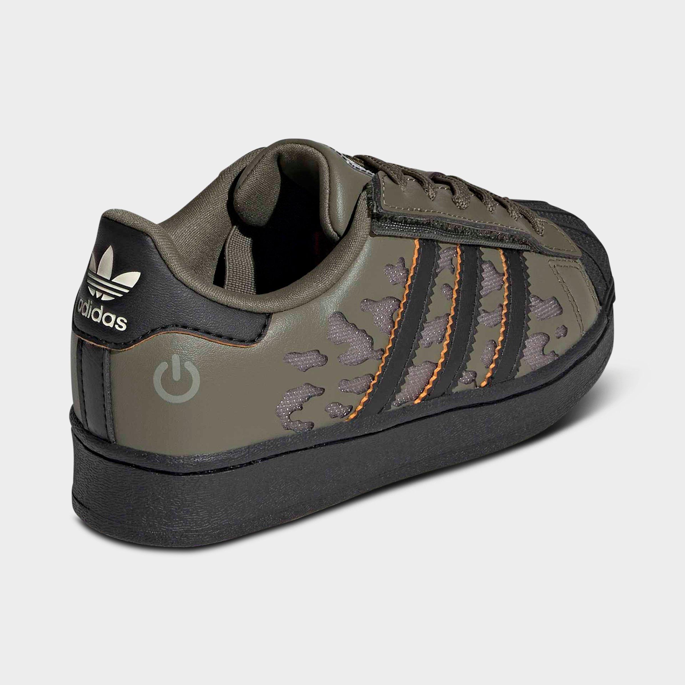 Little Kids' adidas Originals Superstar LED Lights Comfort Closure Stretch Lace Casual Shoes