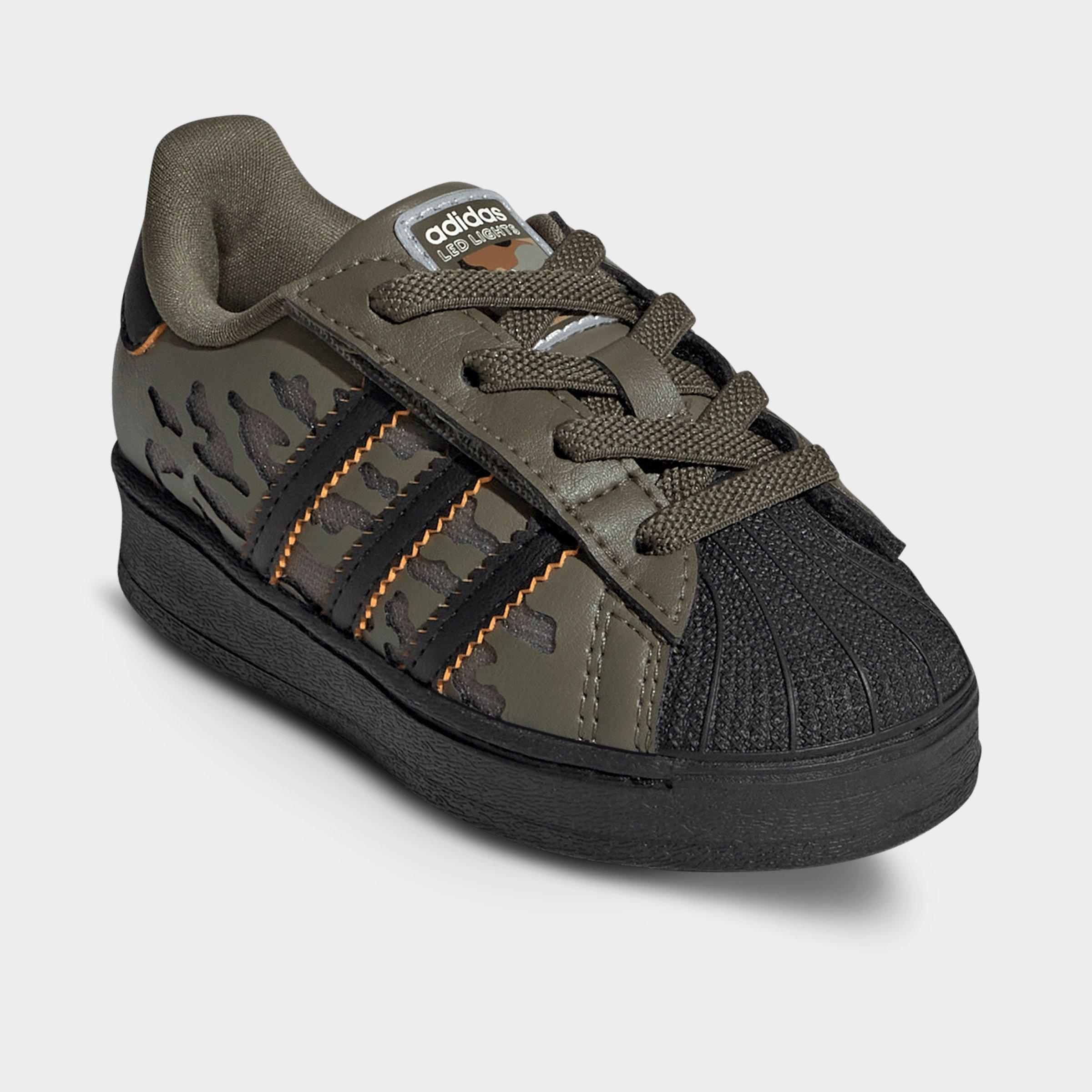 Kids' Toddler adidas Originals Superstar LED Lights Comfort Closure Stretch Lace Casual Shoes