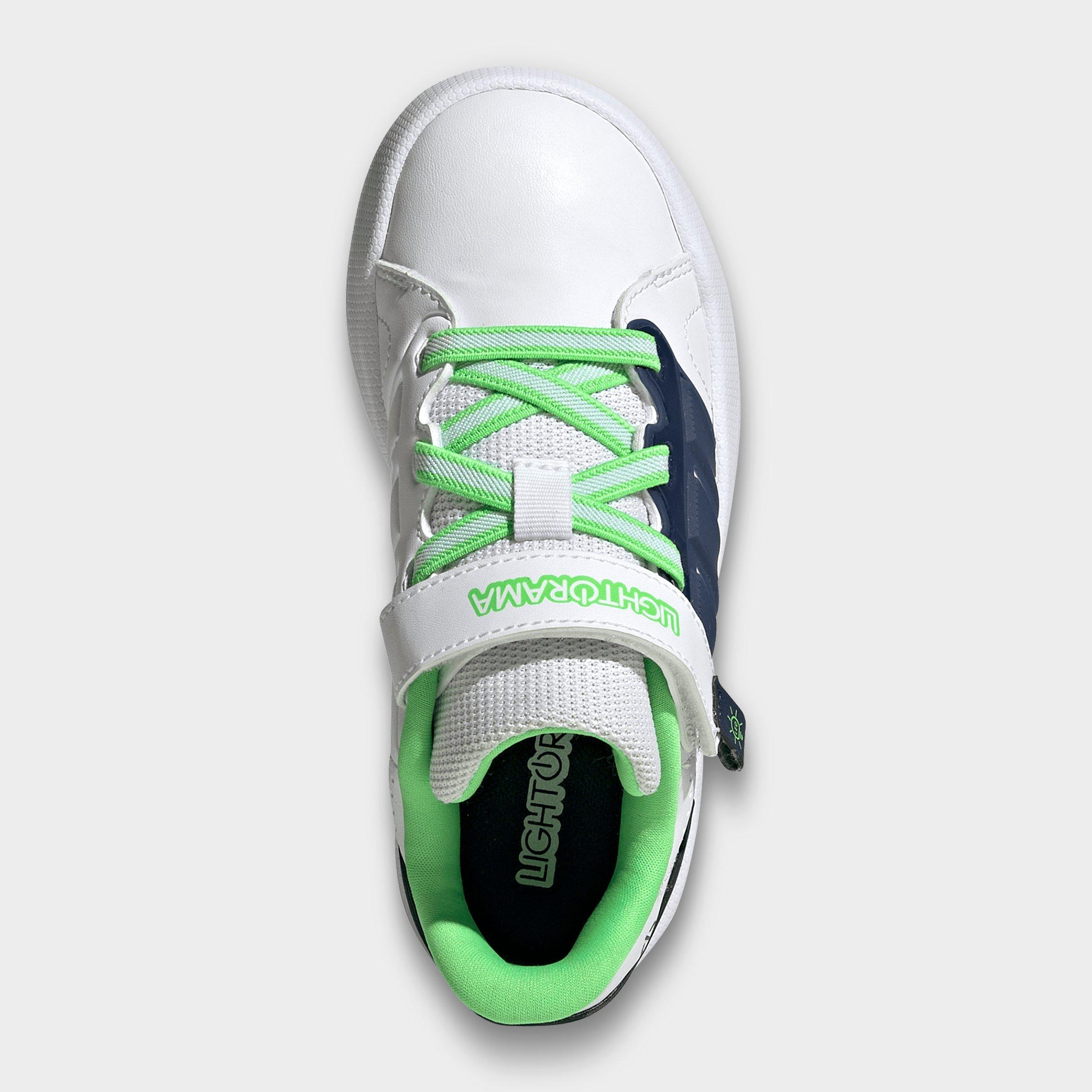 Little Kids' adidas Lightorama Court Stretch Lace Hook-And-Loop Casual Shoes