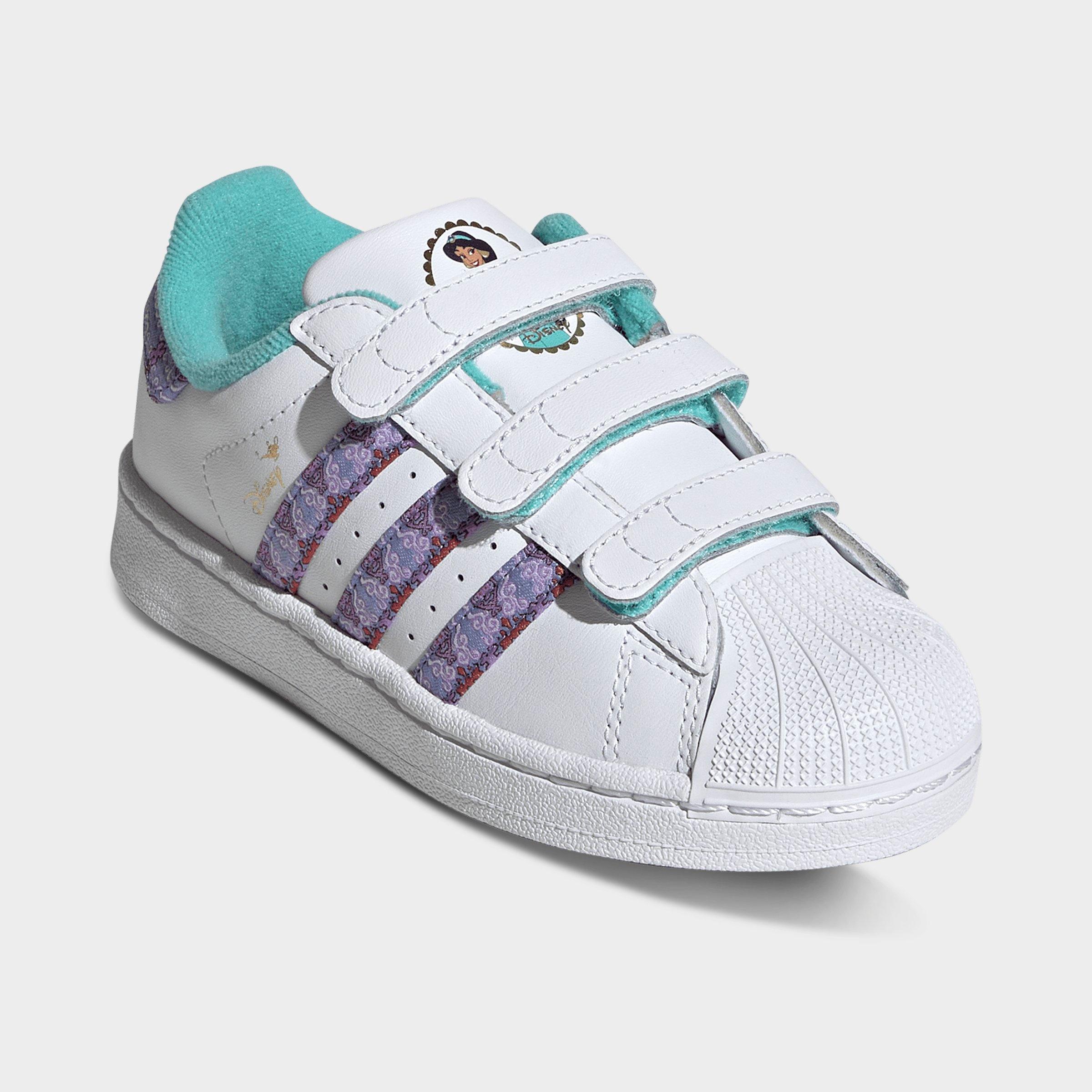 Girls' Little Kids' adidas Originals x Disney Princess Superstar II Comfort Closure Casual Shoes