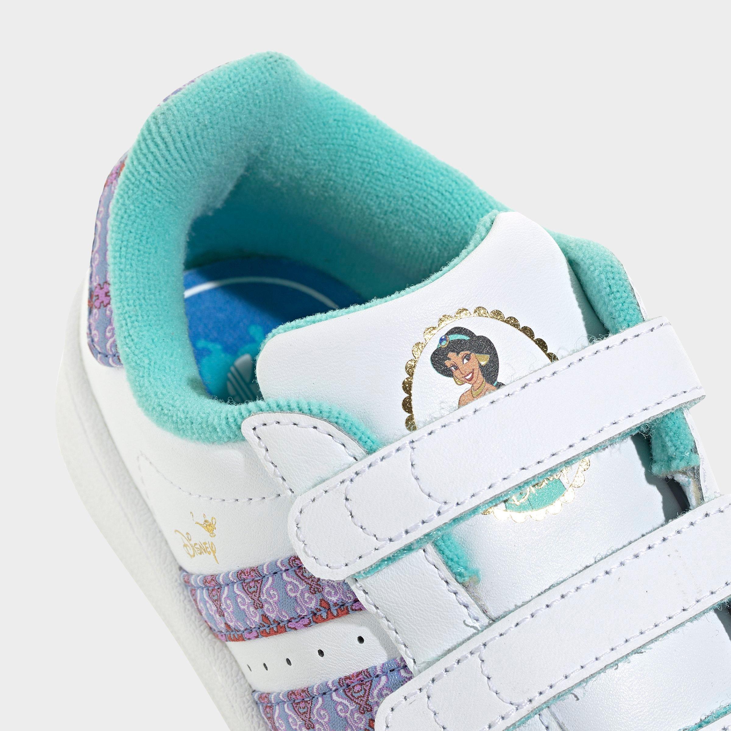 Girls' Little Kids' adidas Originals x Disney Princess Superstar II Comfort Closure Casual Shoes
