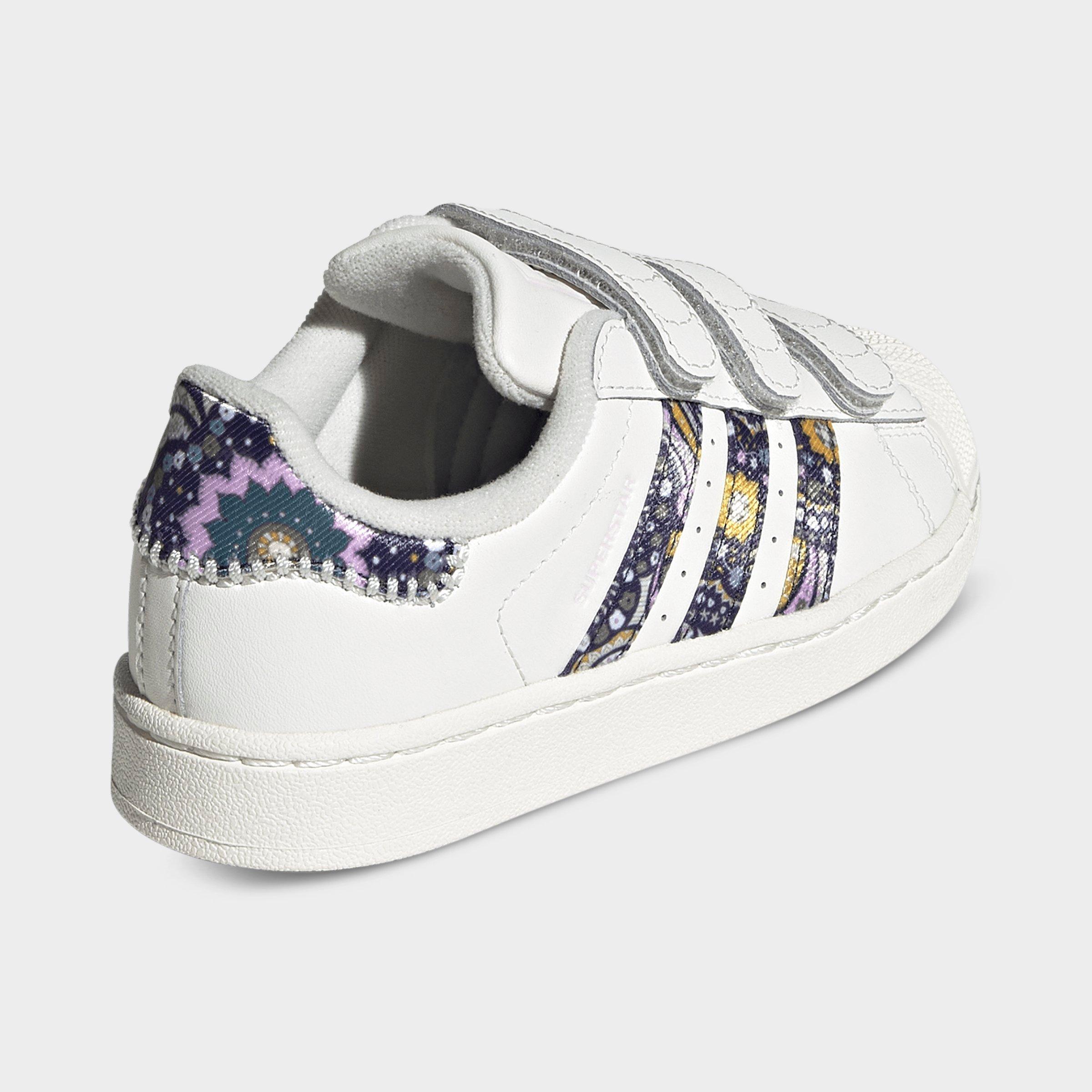 Girls' Little Kids' adidas Originals x Liberty London Superstar II Casual Shoes