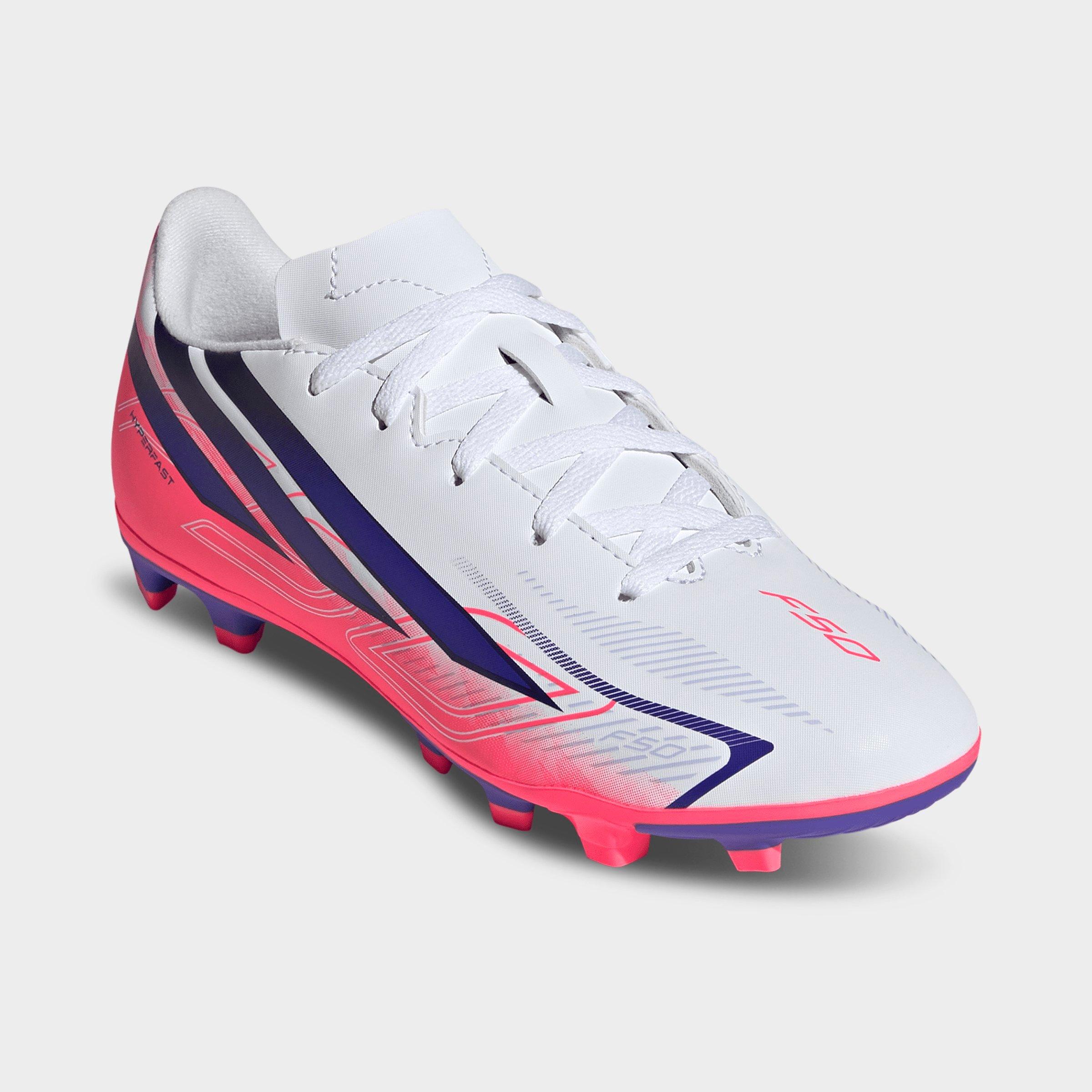 Big Kids' adidas F50 Hyperfast Club Firm Ground and Multi Soccer Cleats