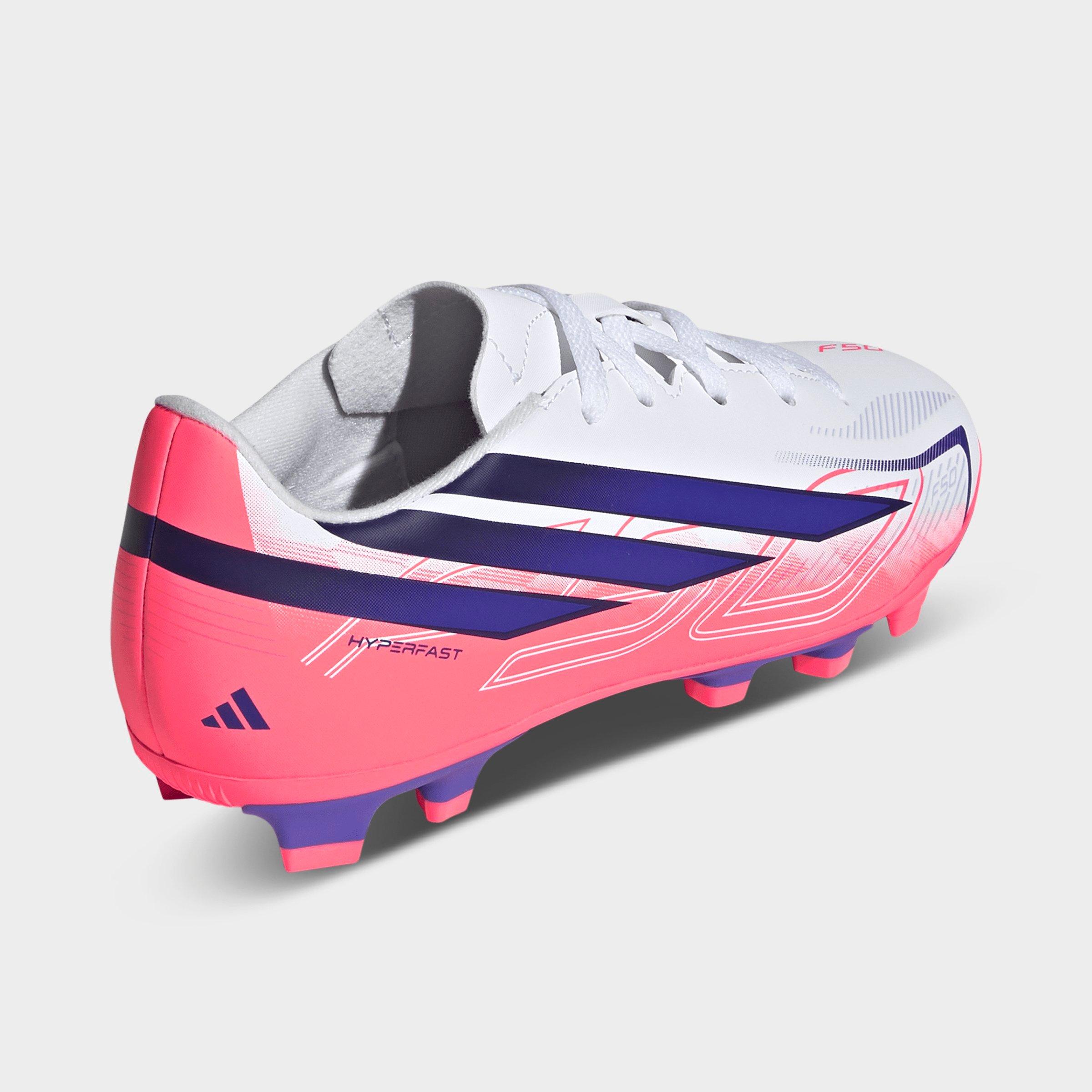 Big Kids' adidas F50 Hyperfast Club Firm Ground and Multi Soccer Cleats
