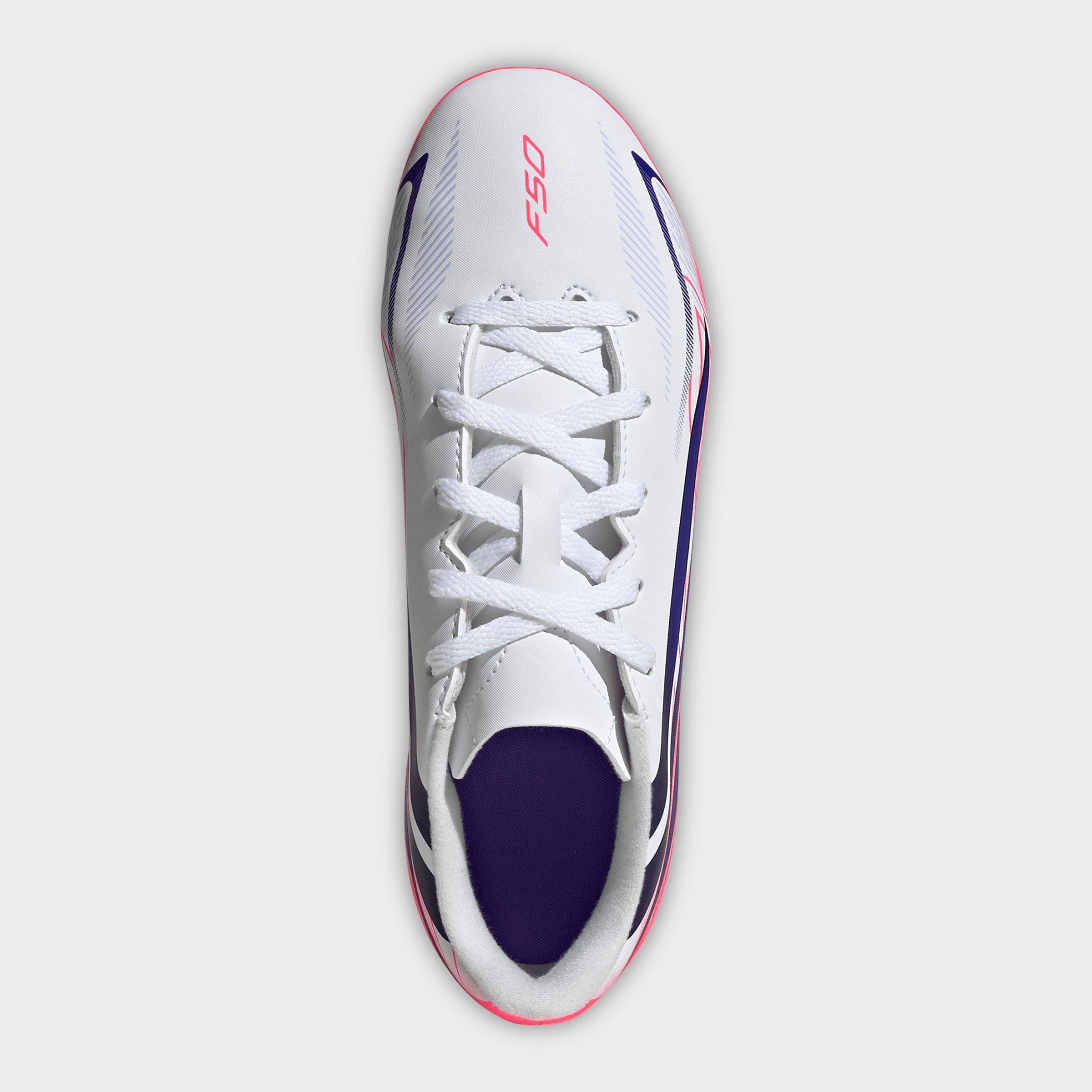Big Kids' adidas F50 Hyperfast Club Firm Ground and Multi Soccer Cleats