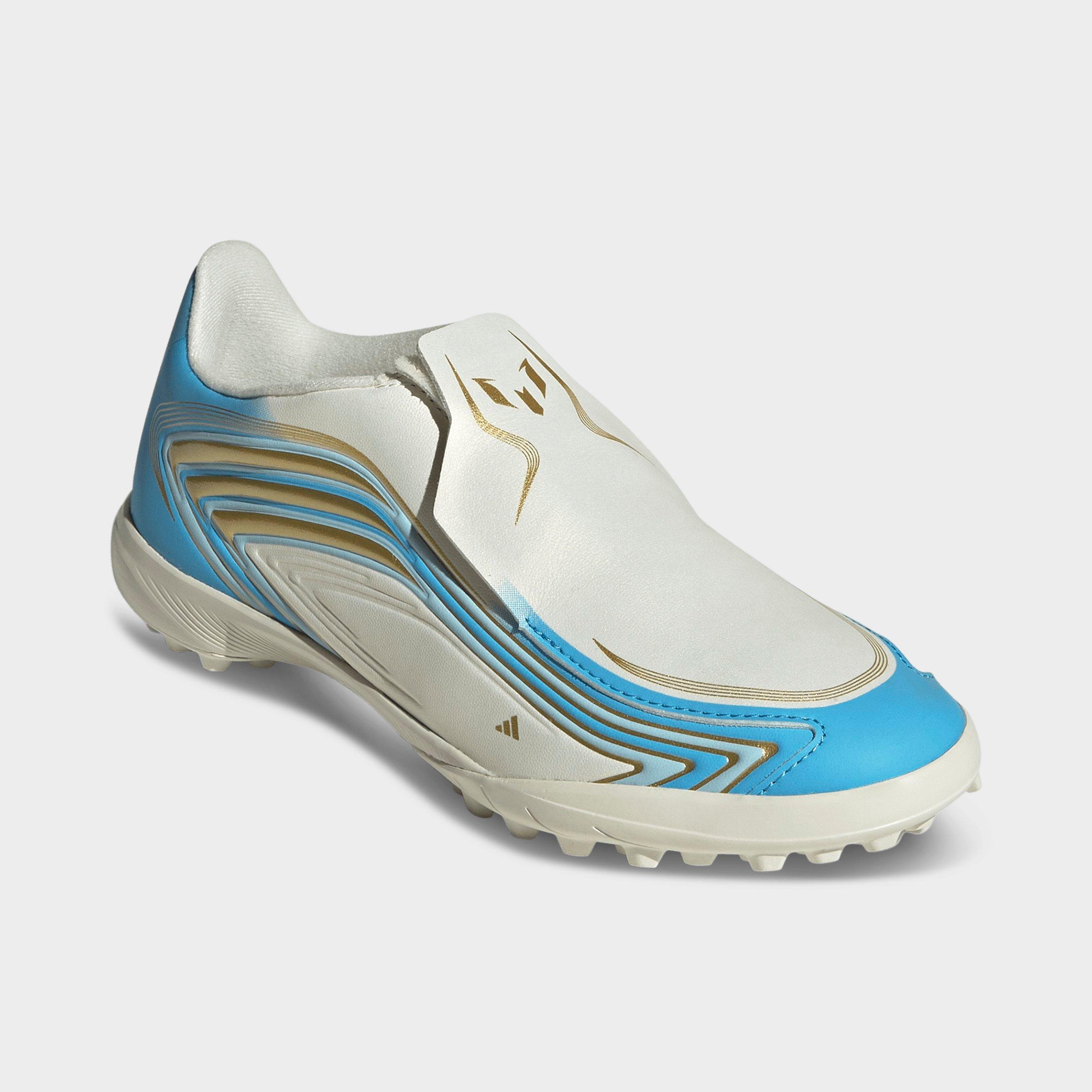 Big Kids' adidas F50 Messi League Laceless Turf Soccer Cleats