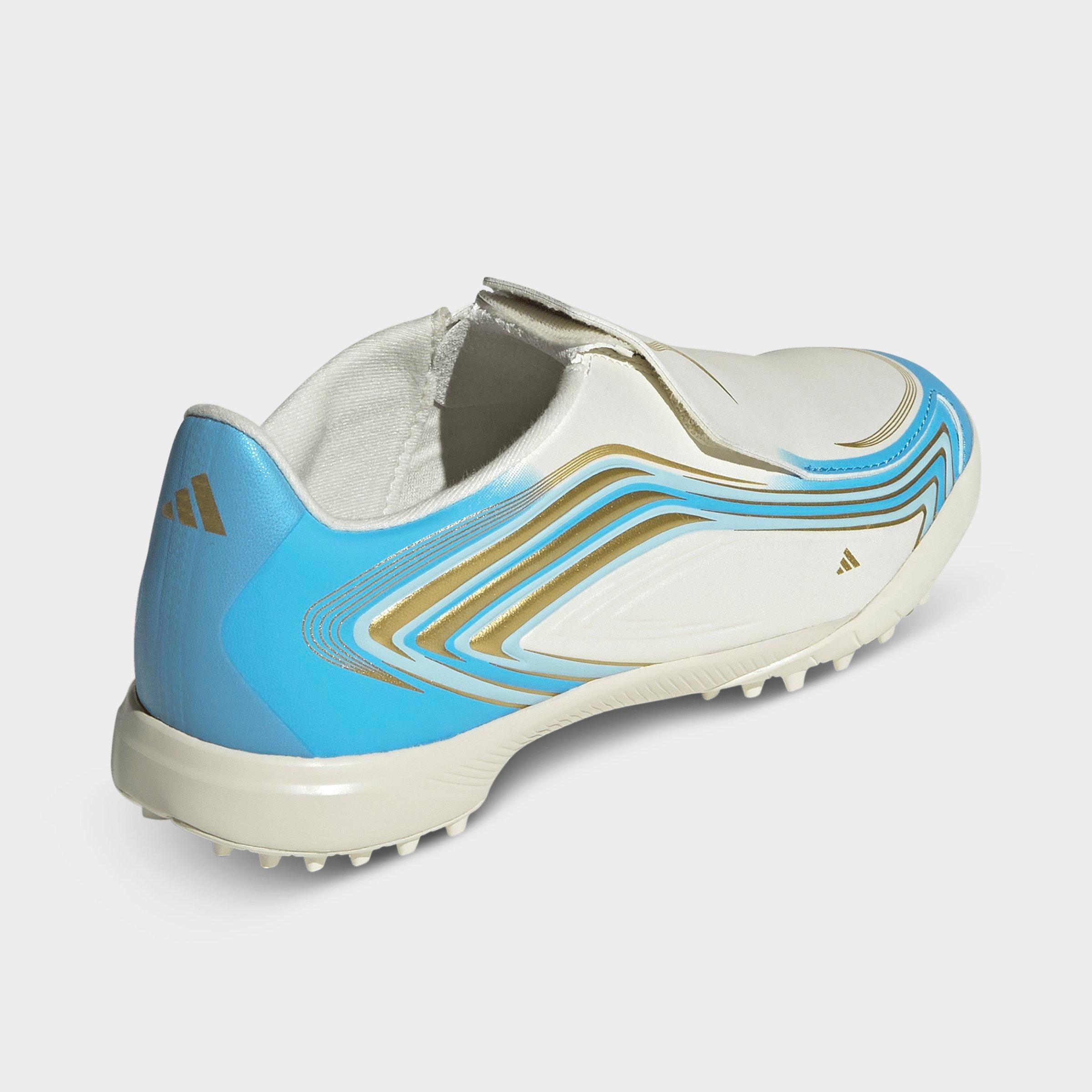 Big Kids' adidas F50 Messi League Laceless Turf Soccer Cleats