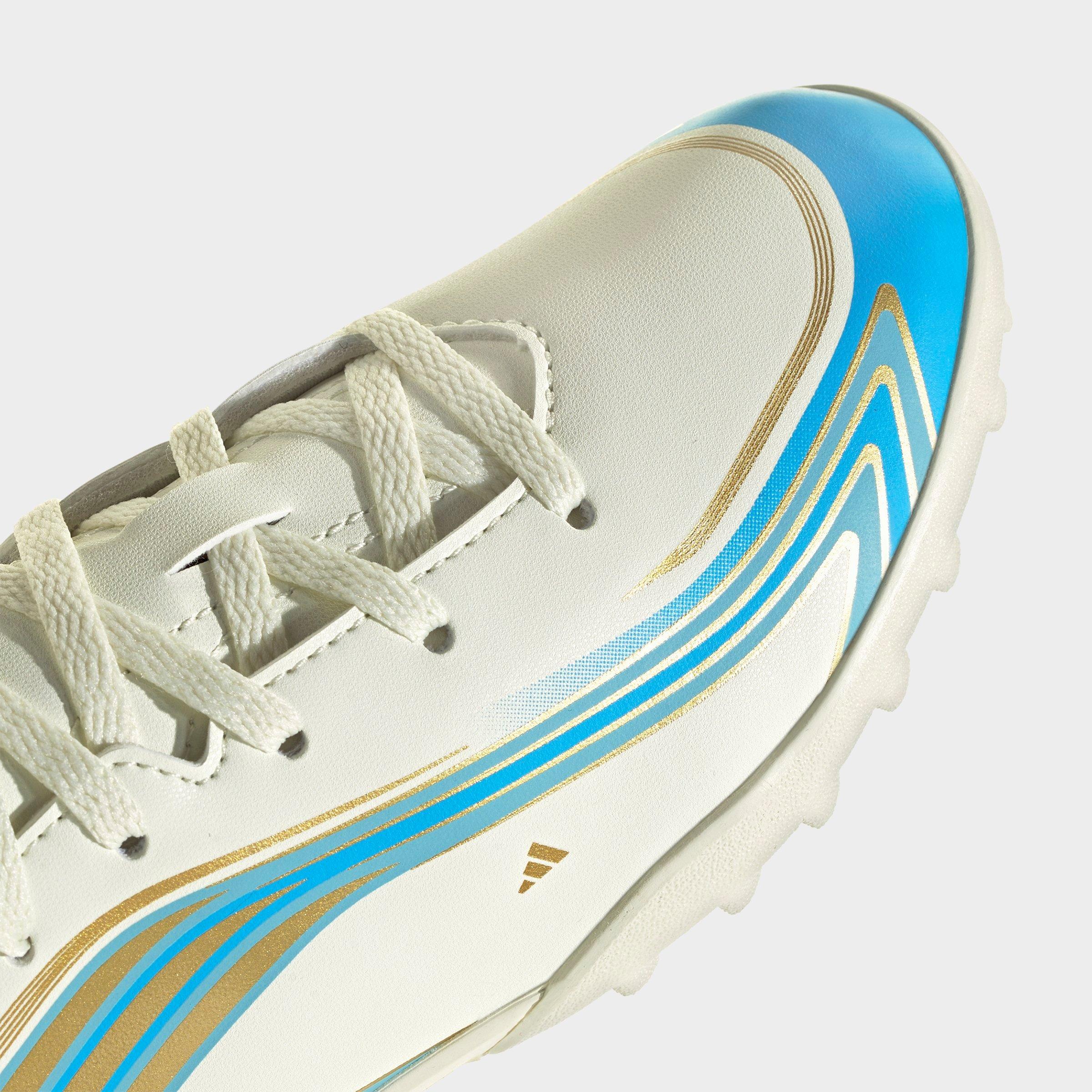 Big Kids' adidas F50 Messi Club Turf Soccer Cleats