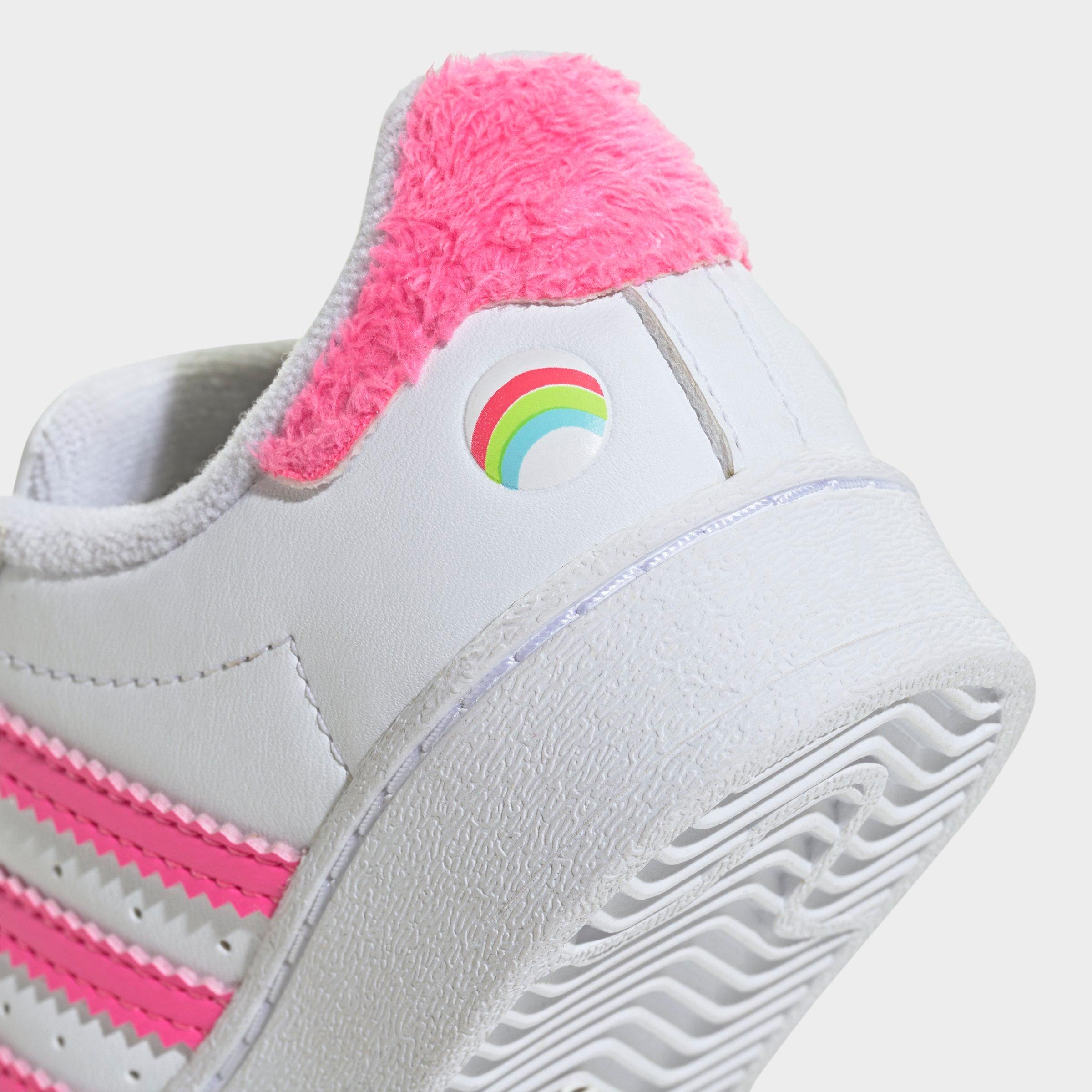 Girls' Toddler adidas Originals x Care Bears Superstar LED Lights Comfort Closure Casual Shoes