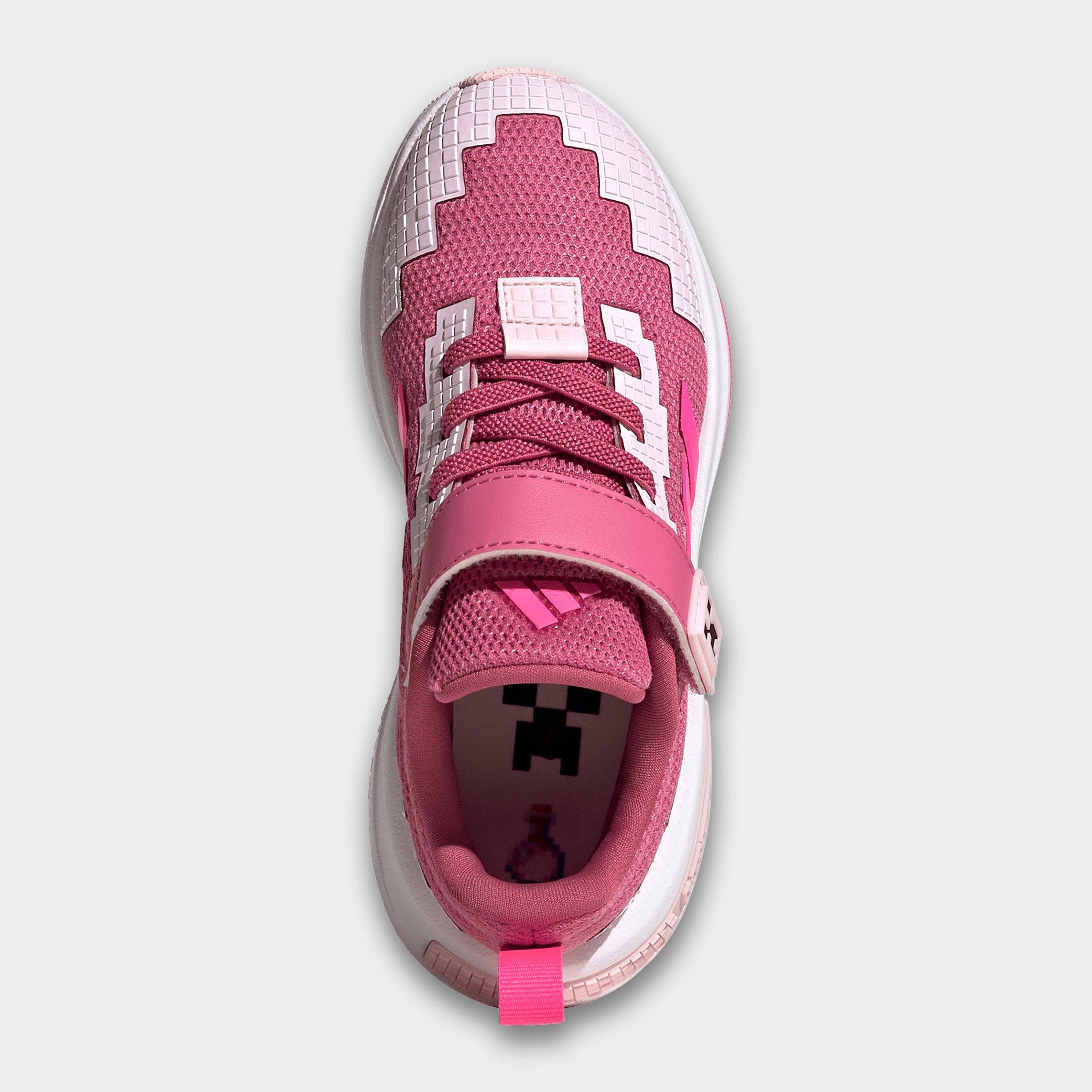 Little Kids' adidas x Minecraft Pro Hook-And-Loop Stretch Lace Casual Shoes