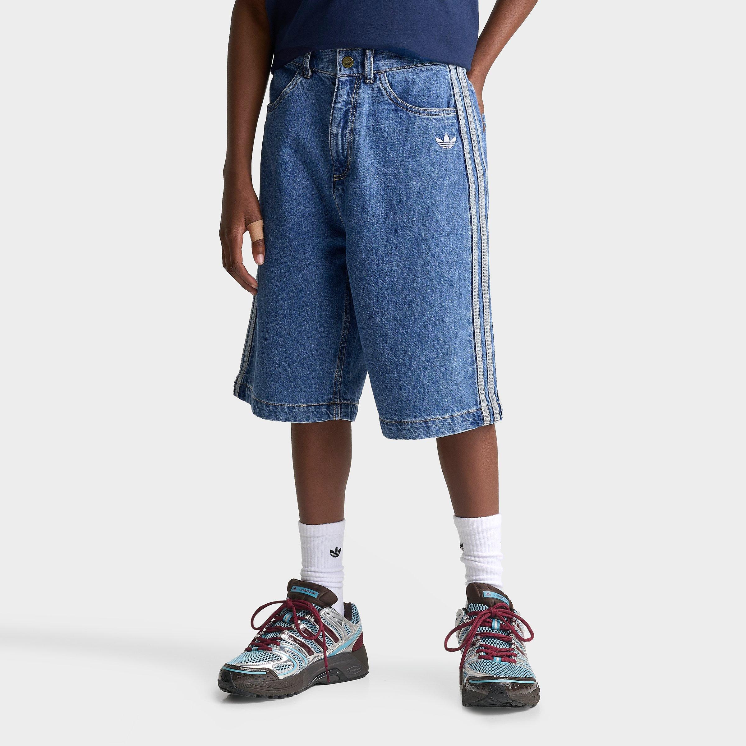 パンツ 00s re boot denim shorts Big Kids' adidas Originals Denim Shorts | JD Sports